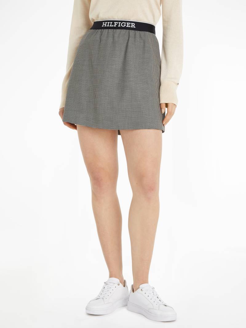 Tommy Hilfiger Bleistiftrock »ELASTICATED SHORT SKIRT«, Webrock mit Logoschriftzug von TOMMY HILFIGER