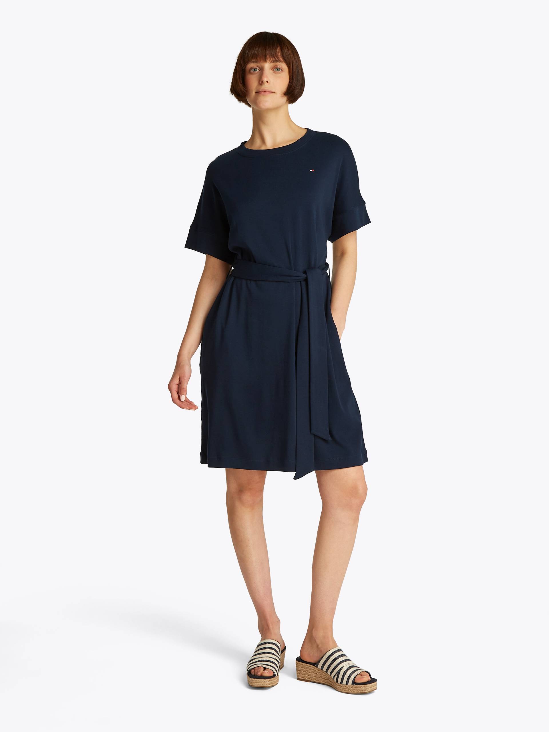 Tommy Hilfiger Blusenkleid »MODERN CODY DRESS«, mit Logostickerei von TOMMY HILFIGER