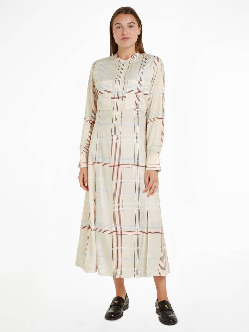 Tommy Hilfiger Blusenkleid »RWB CHECK FLUID MIDI DRESS«, (Global Serie TH WOMEN), im Karodessin von TOMMY HILFIGER