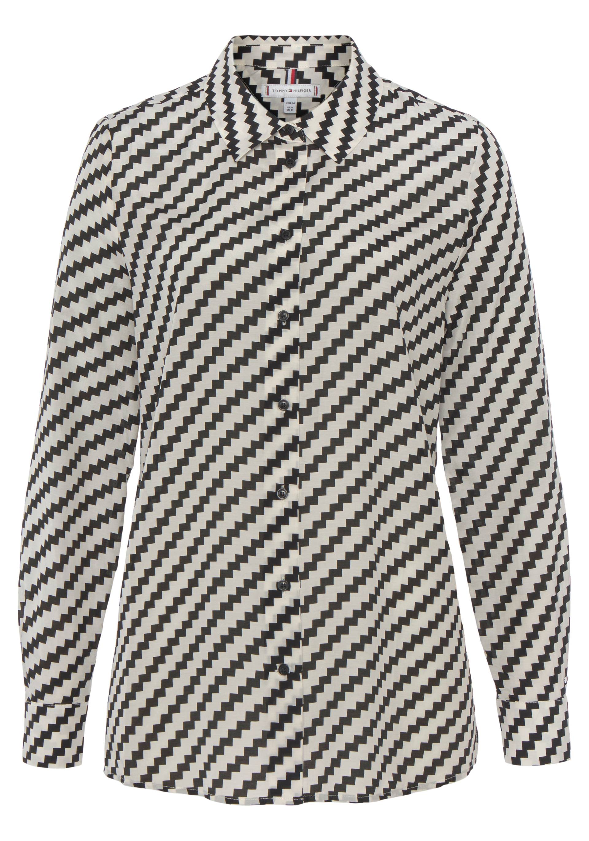 Tommy Hilfiger Blusentop »ZIGZAG PRINTED SHIRT« von TOMMY HILFIGER