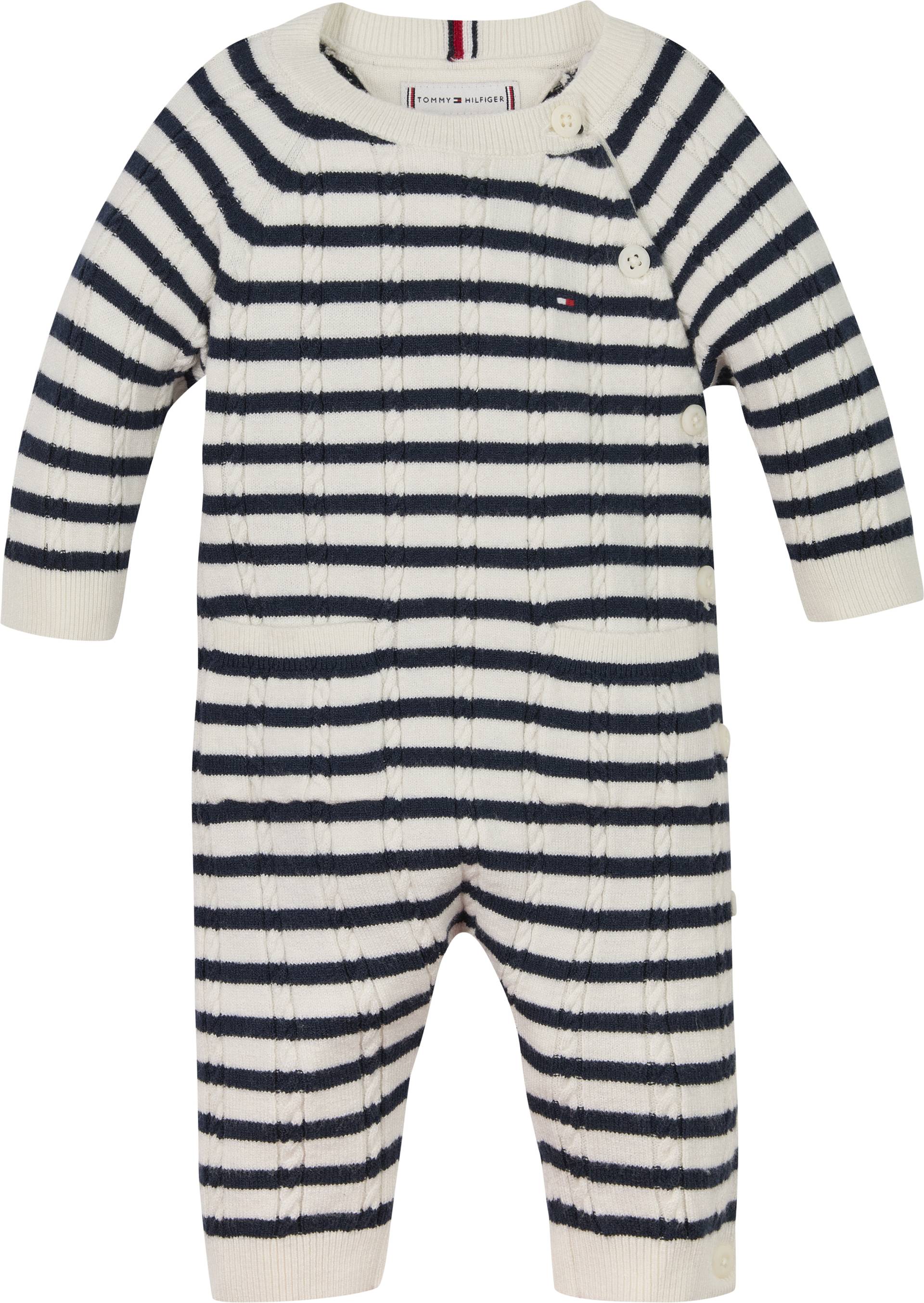 Tommy Hilfiger Body »CABLE KNITTED COVERALL GIFTBOX«, mit Zopfmuster, mit Streifen von TOMMY HILFIGER