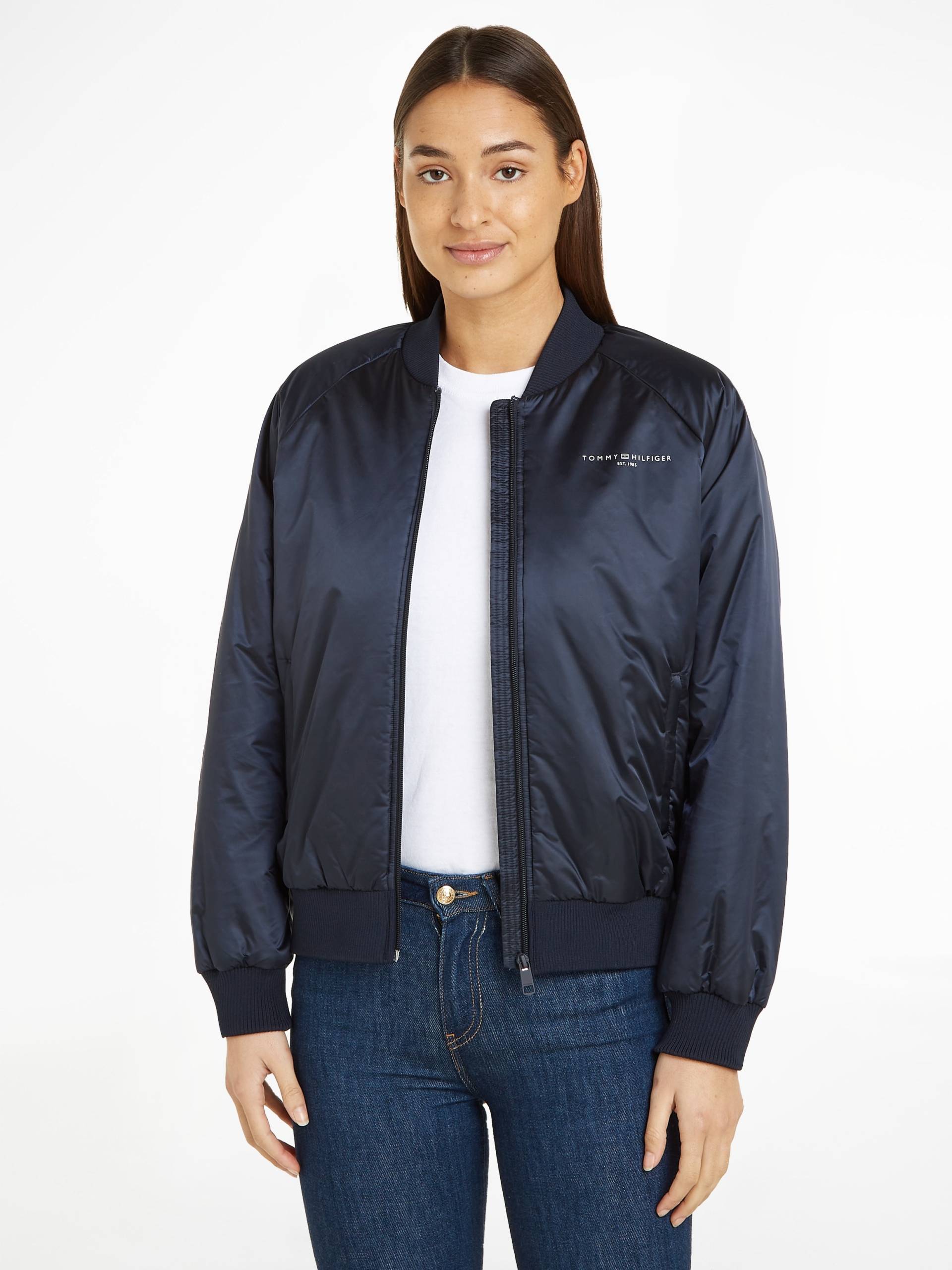 Tommy Hilfiger Bomberjacke »ESS MINI CORP REGULAR BOMBER«, mit Tommy Hilfiger Markenlabel von TOMMY HILFIGER