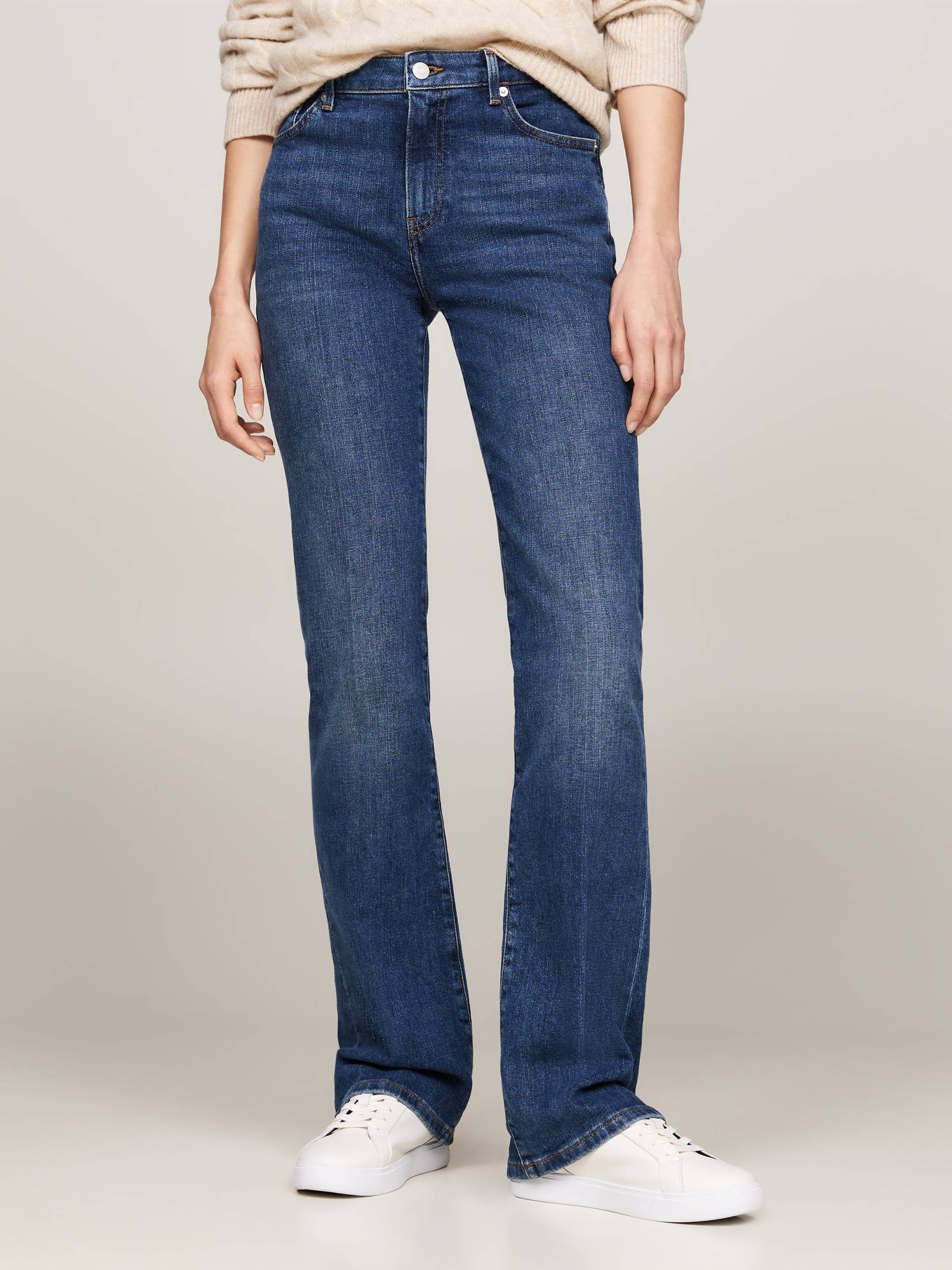 Tommy Hilfiger Bootcut-Jeans »BOOTCUT RW CLER«, mit Tommy Hilfiger Logo-Badge von TOMMY HILFIGER