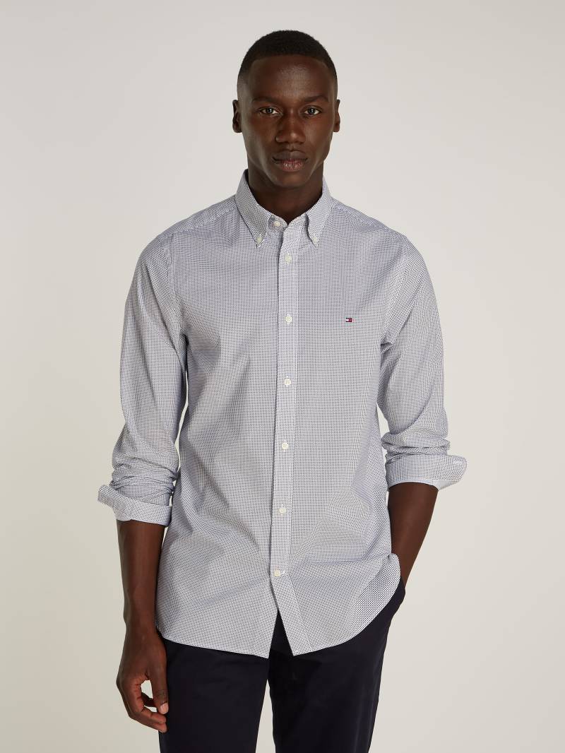 Tommy Hilfiger Businesshemd »MICRO PRINT SF SHIRT«, kleinkariert gemustert von TOMMY HILFIGER