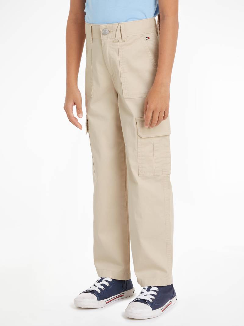 Tommy Hilfiger Cargohose »UTILITY CARGO PANTS«, Kinder bis 16 Jahre mit Logostickerei von TOMMY HILFIGER