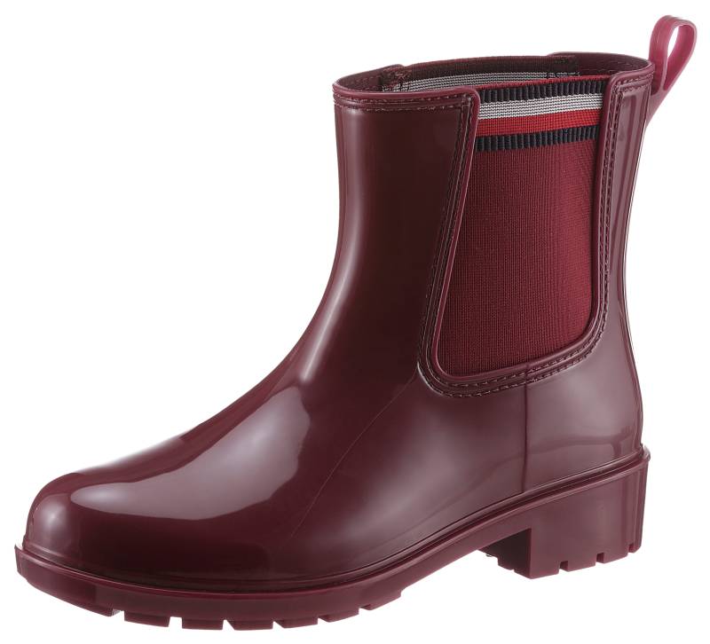 Tommy Hilfiger Chelseaboots »CORPORATE ELASTIC RAINBOOT«, mit beidseitigem Stretcheinsatz von TOMMY HILFIGER