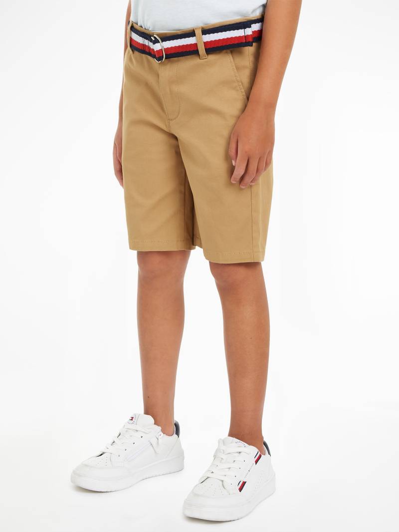 Tommy Hilfiger Chinoshorts »WOVEN BELTED SHORTS«, Kinder bis 16 Jahre von TOMMY HILFIGER