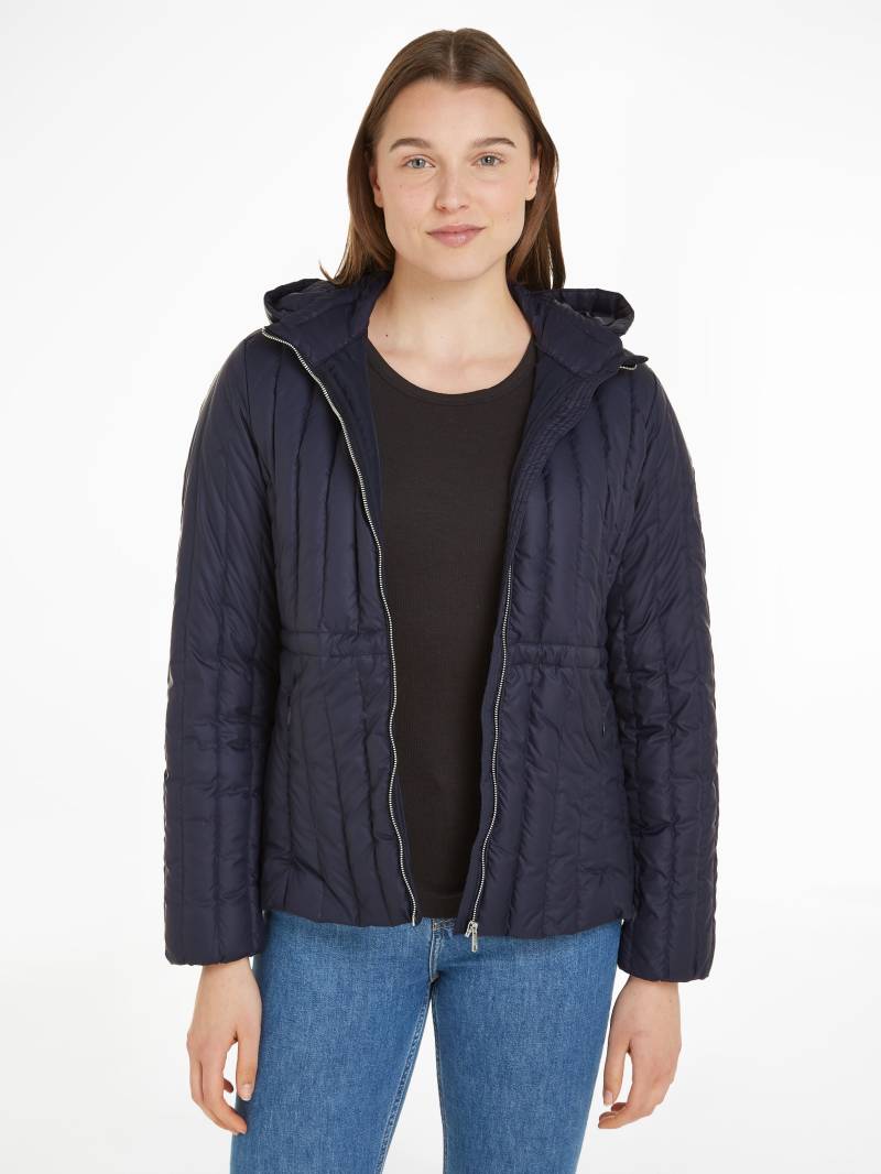 Tommy Hilfiger Daunenjacke »FEMININE LW DOWN JACKET«, mit Kapuze, mit Logostickerei von TOMMY HILFIGER