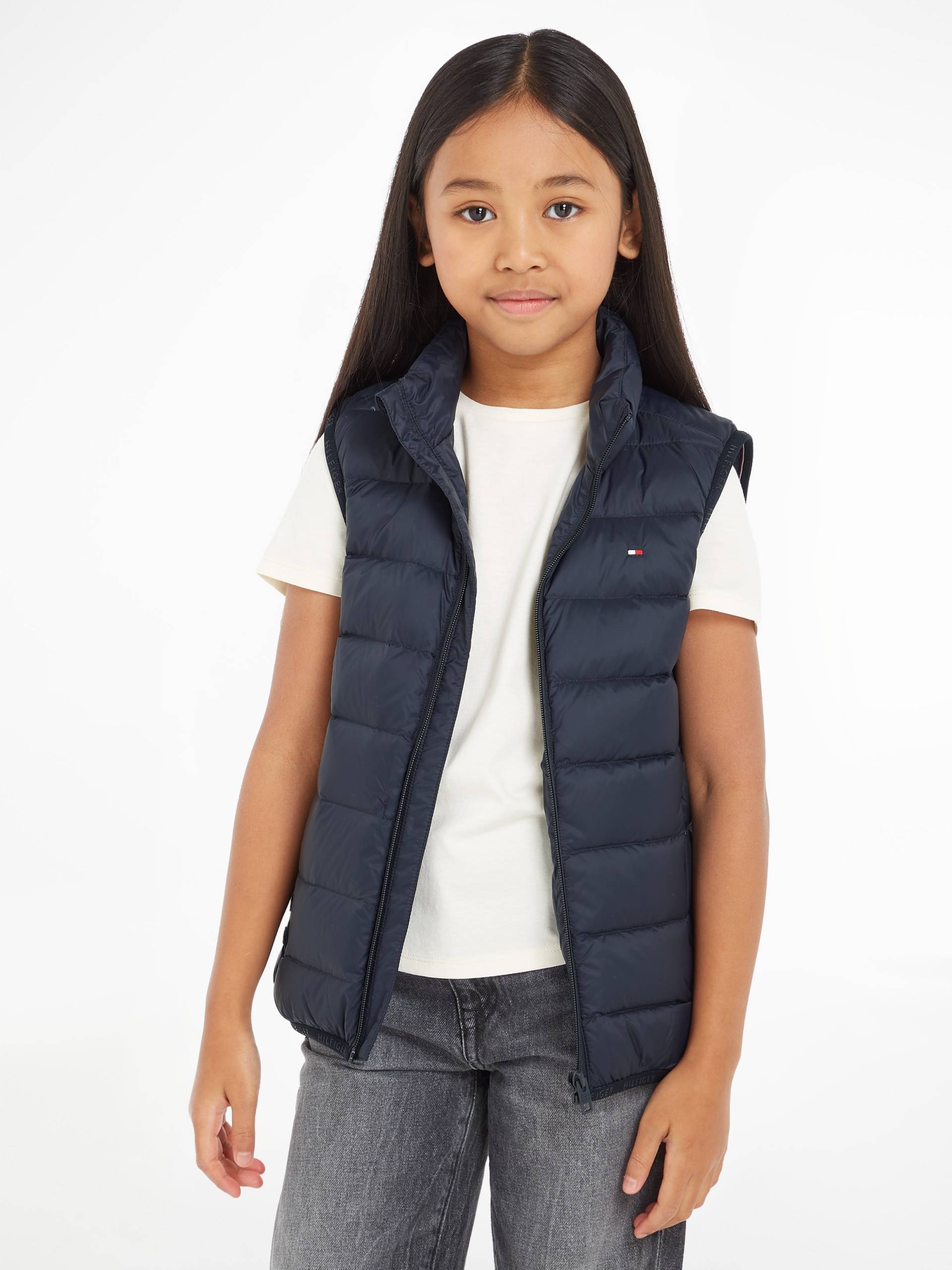 Tommy Hilfiger Daunenweste »U ESSENTIAL LIGHT VEST«, Kinder Kids Junior MiniMe,für Kinder von TOMMY HILFIGER