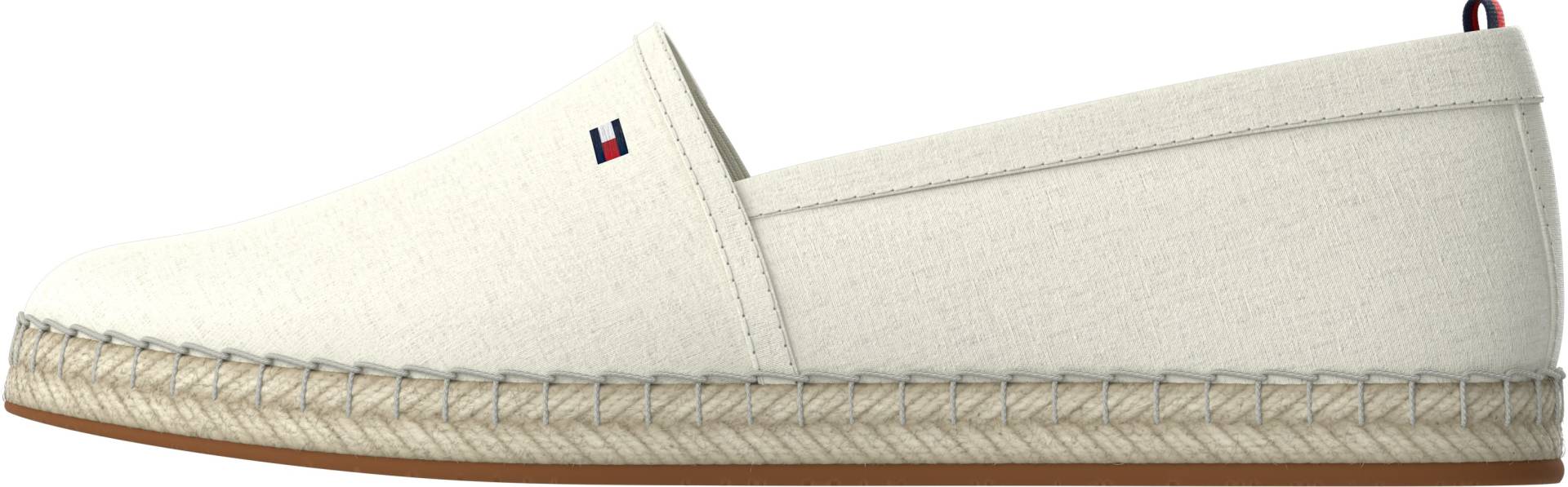 Tommy Hilfiger Espadrille »BASIC TOMMY FLAT ESPADRILLE«, Sommerschuh, Slides, Loafer mit gesticktem Logoflag von TOMMY HILFIGER