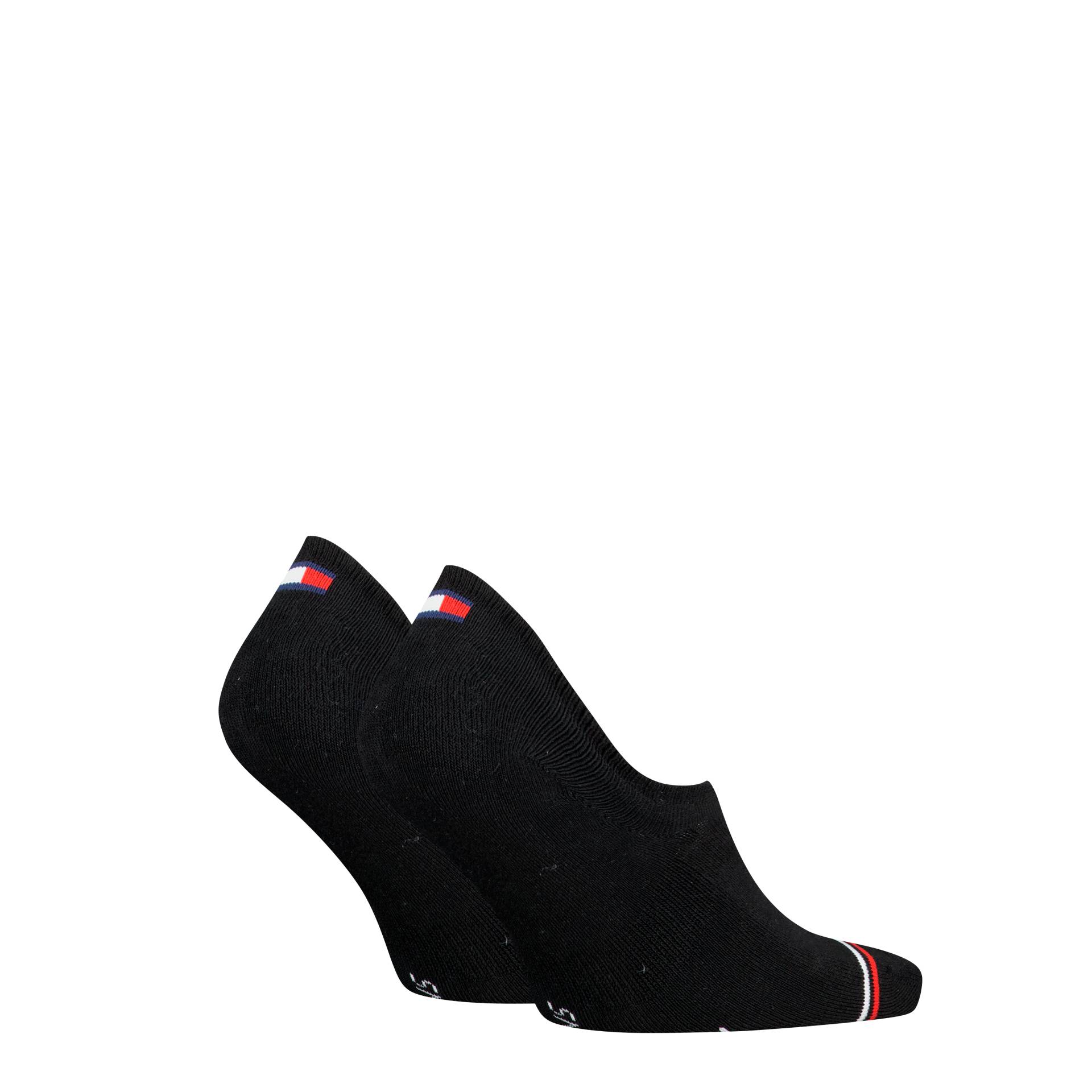 Tommy Hilfiger Füsslinge »TH UNI TJ FOOTIE 2P ICONIC«, (2 Paar), Mit eingestricktem Flag-Label von TOMMY HILFIGER