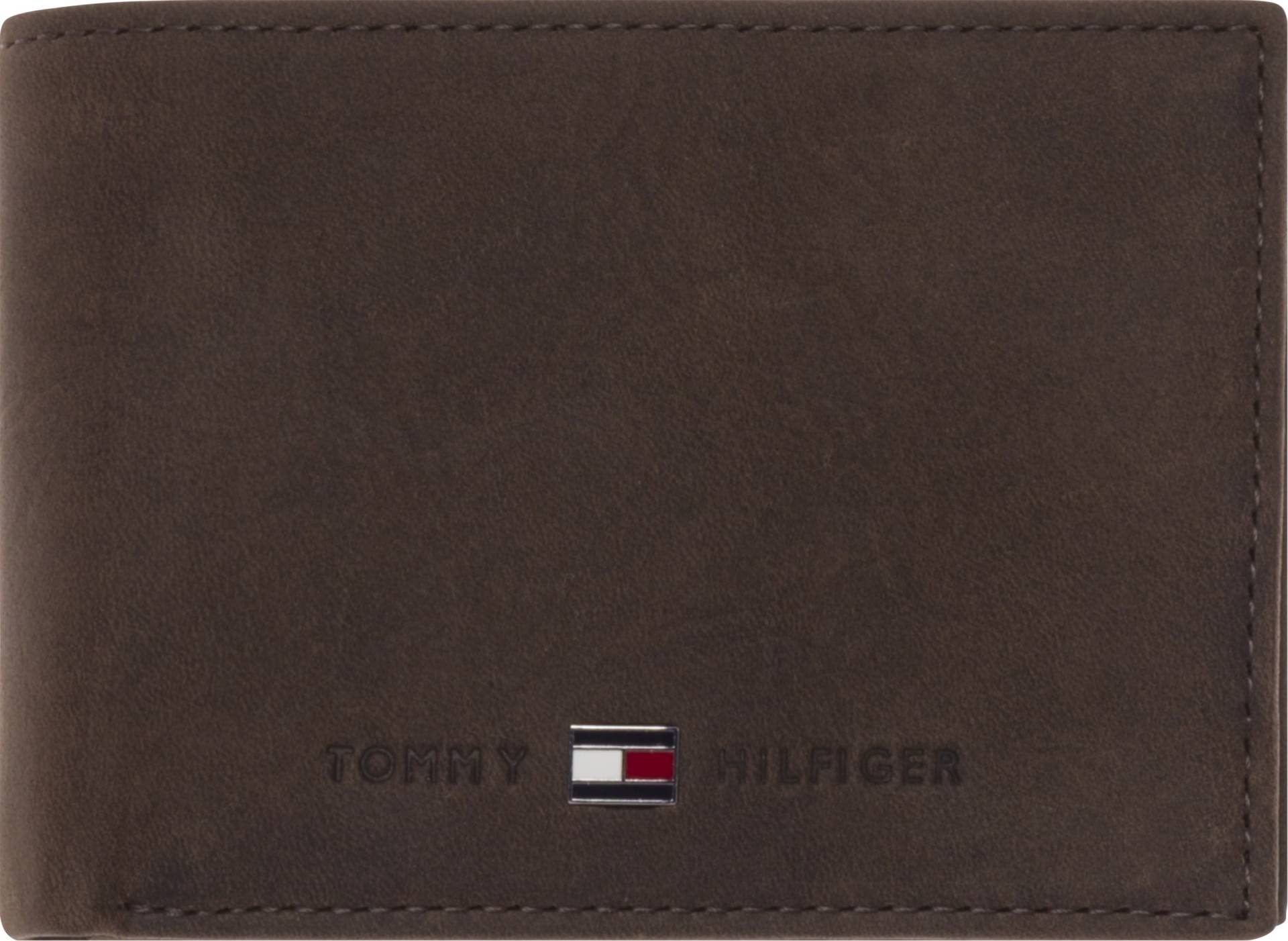 Tommy Hilfiger Geldbörse »JOHNSON MINI CC FLAP COIN POCKET«, aus hochwertigem Leder von TOMMY HILFIGER