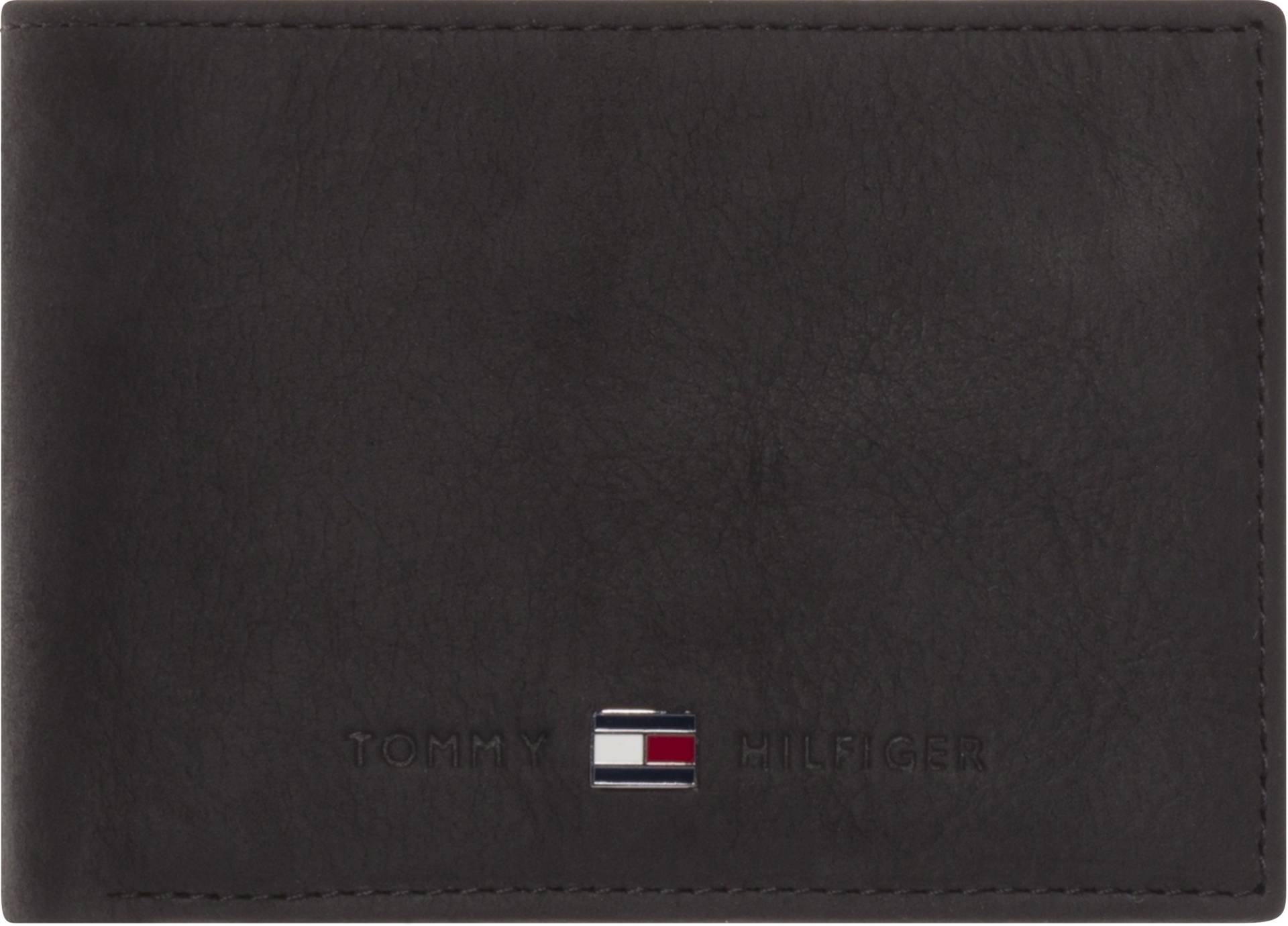 Tommy Hilfiger Geldbörse »JOHNSON MINI CC FLAP COIN POCKET«, aus hochwertigem Leder von TOMMY HILFIGER