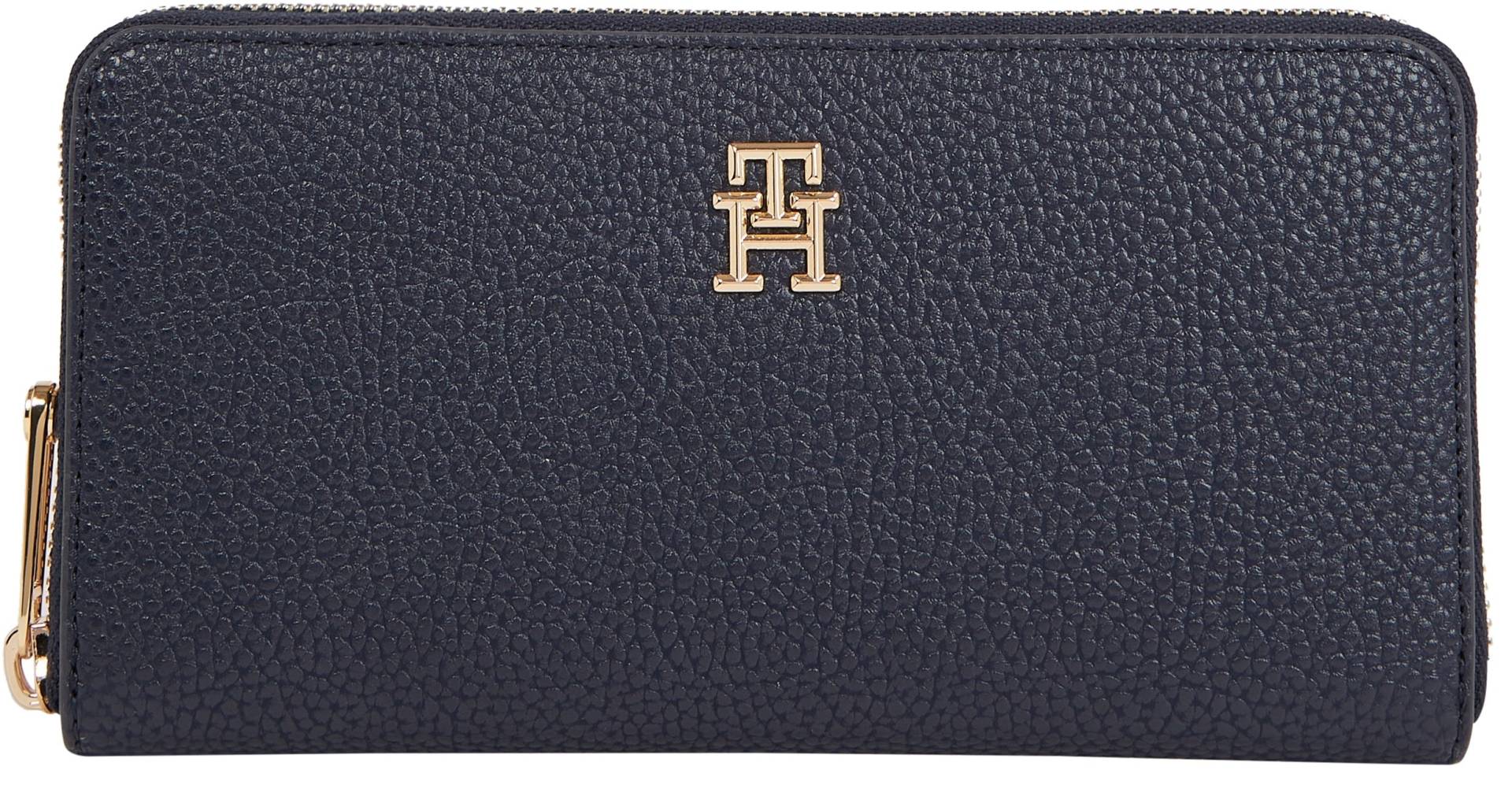 Tommy Hilfiger Geldbörse »TH EMBLEM LARGE ZA«, mit TH-Emblem vorne von TOMMY HILFIGER