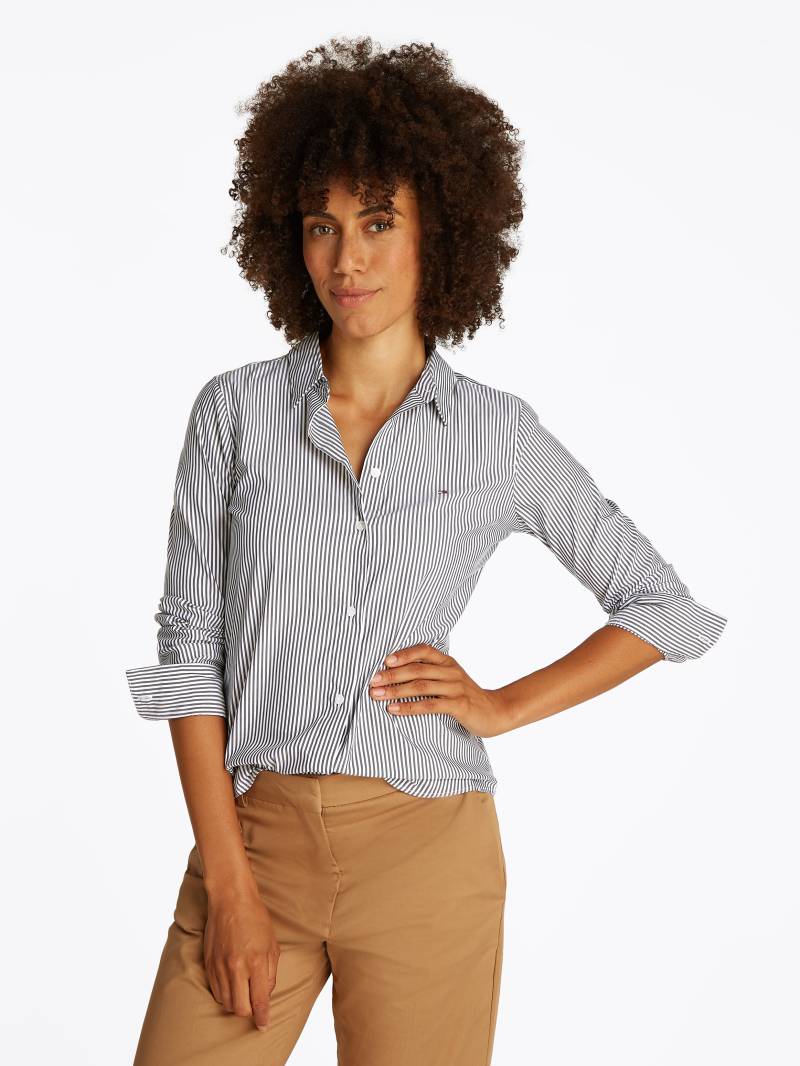 Tommy Hilfiger Hemdbluse »ESS POPLIN REGULAR SHIRT«, im klassischen Stil von TOMMY HILFIGER