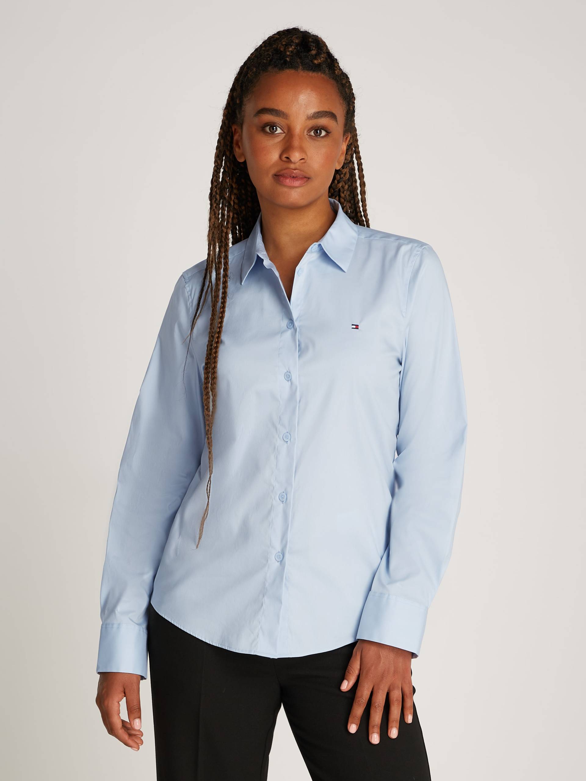 Tommy Hilfiger Hemdbluse »ESS POPLIN REGULAR SHIRT«, im klassischen Stil Tommy Hilfiger Hemdbluse »ESS POPLIN REGULAR SHIRT«, im klassischen Stil von TOMMY HILFIGER