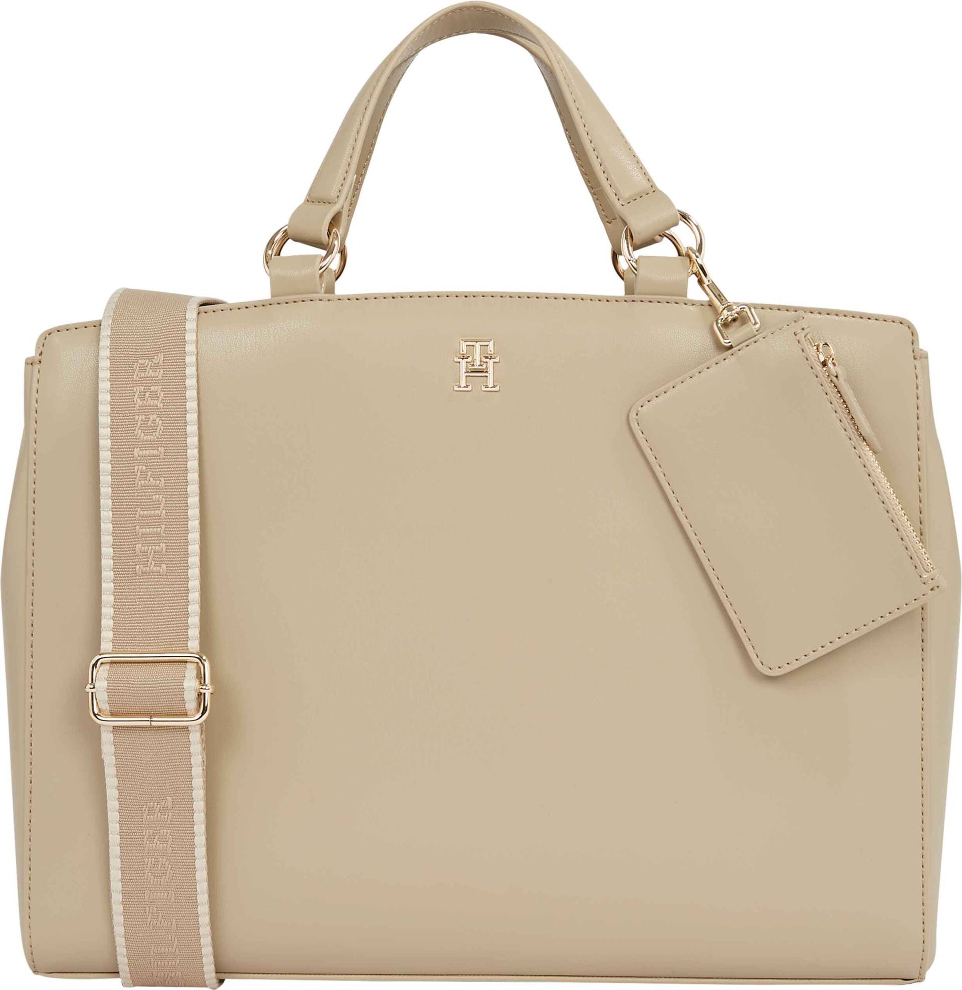 Tommy Hilfiger Henkeltasche »Women TH MONOTYPE SATCHEL Satchel«, Damen Tasche von TOMMY HILFIGER