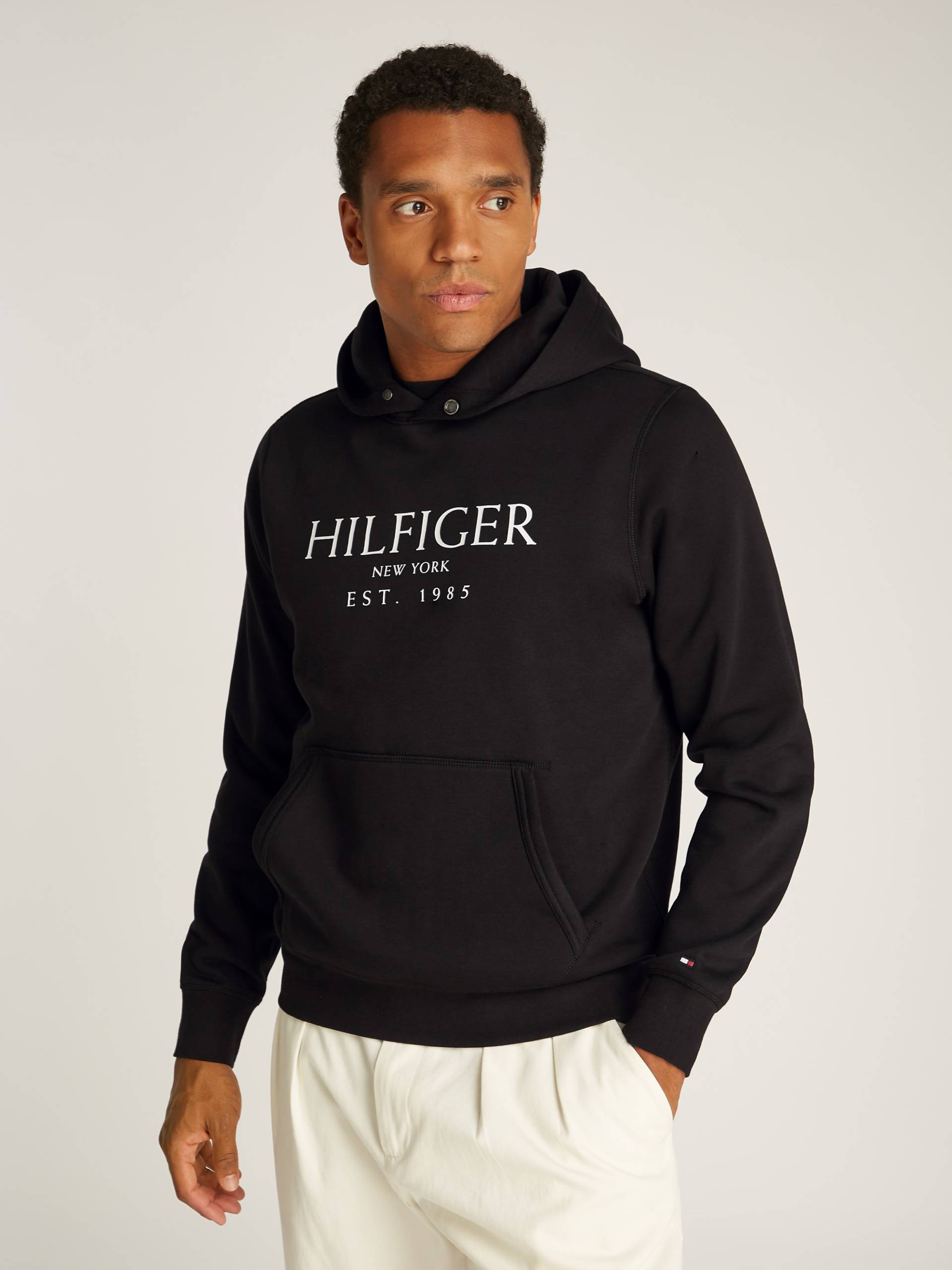 Tommy Hilfiger Hoodie »BIG HILFIGER HOODY«, mit kontrastfarbenen Print von TOMMY HILFIGER