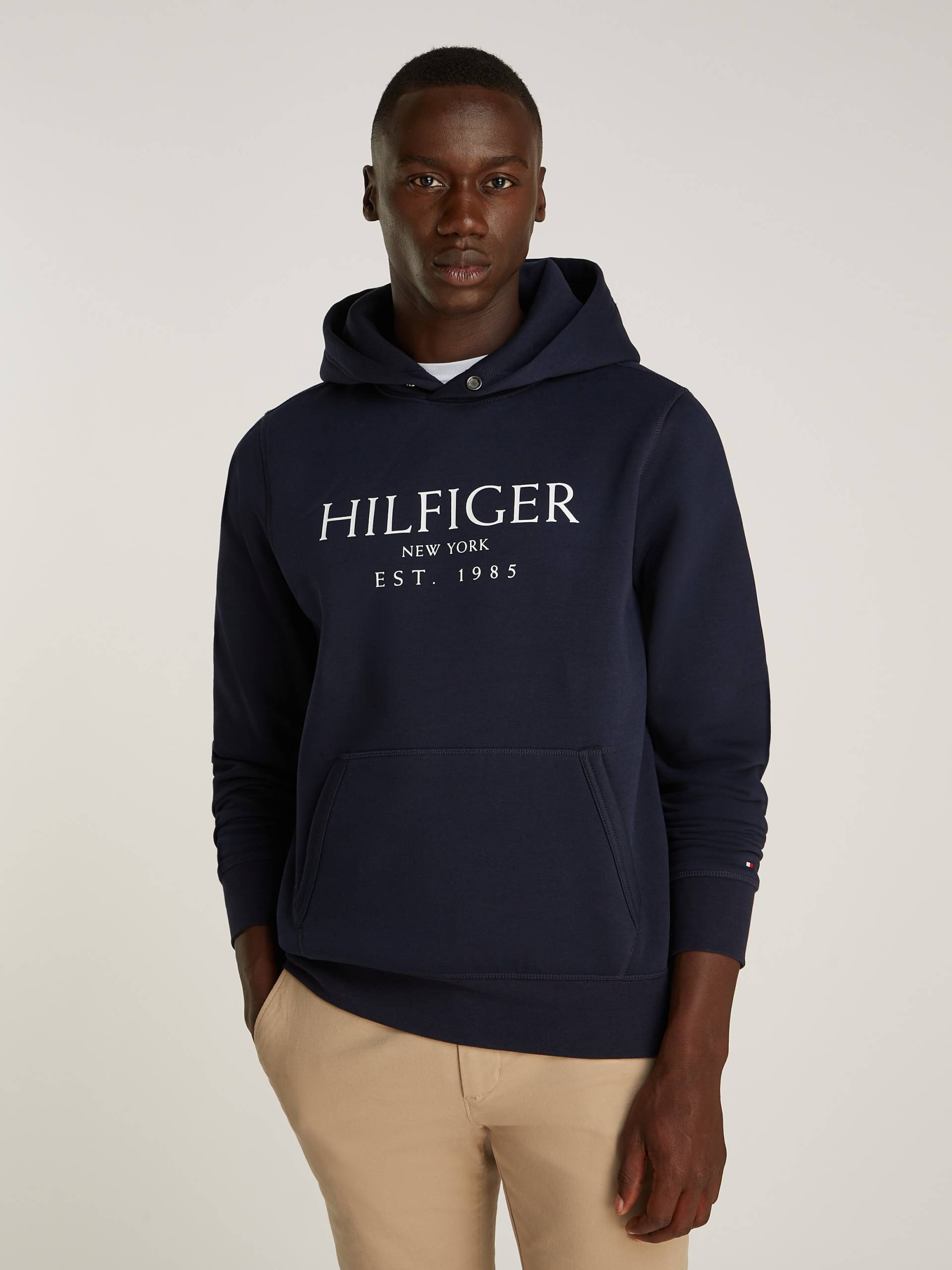 Tommy Hilfiger Hoodie »BIG HILFIGER HOODY«, mit kontrastfarbenen Print von TOMMY HILFIGER