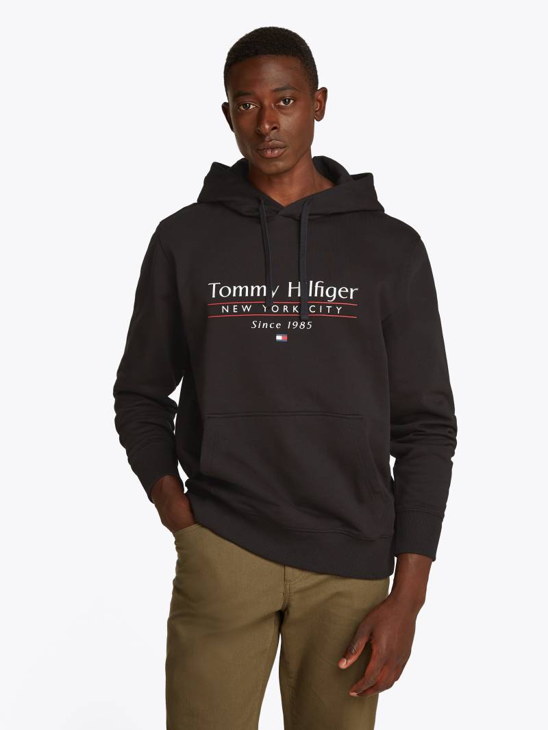 Tommy Hilfiger Hoodie »HILFIGER CENTER STACK HOODY«, mit grossem mehrfarbigen Print von TOMMY HILFIGER