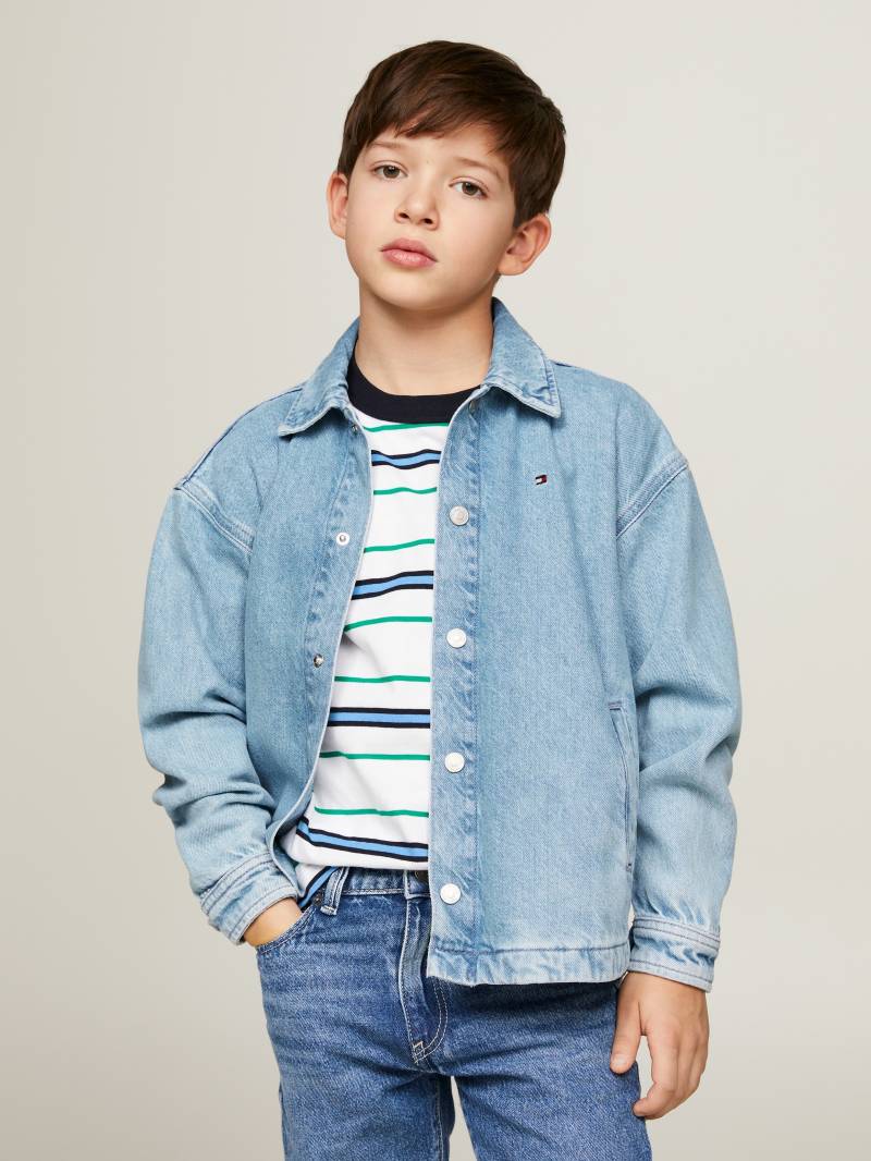 Tommy Hilfiger Jeansjacke »DENIM OVERSHIRT WORN MID WASH«, Kinder bis 16 Jahre von TOMMY HILFIGER