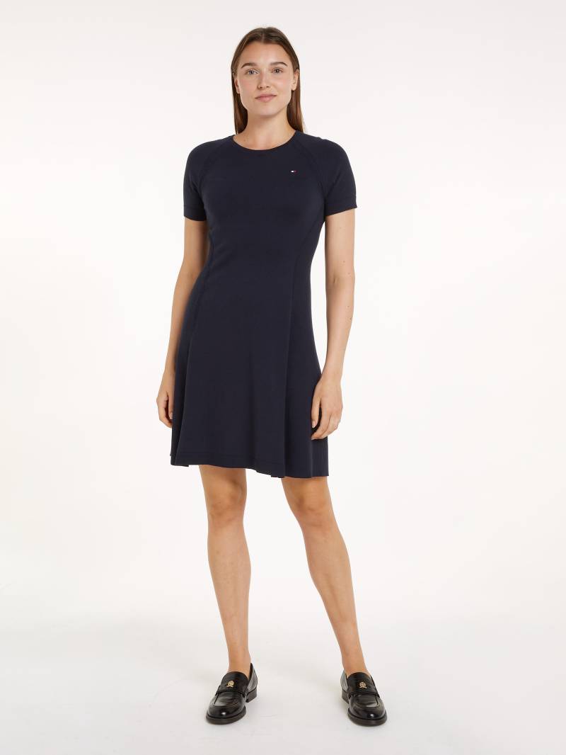 Tommy Hilfiger Jerseykleid »CO JERSEY STITCH F&F DRESS«, mit Logostickerei auf der Brust von TOMMY HILFIGER