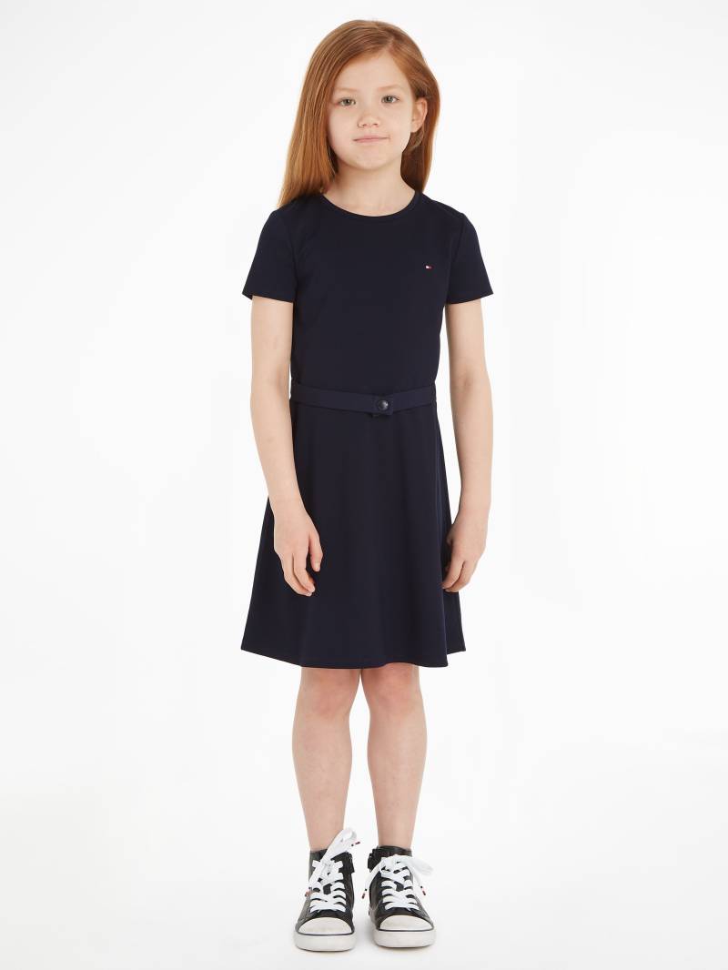 Tommy Hilfiger Jerseykleid »ESSENTIAL SKATER DRESS«, mit Markenlabel am Bund von TOMMY HILFIGER