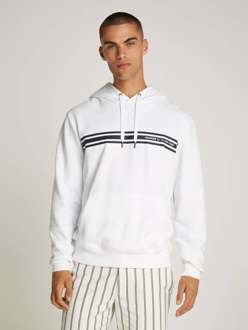 Tommy Hilfiger Kapuzensweatshirt »CENTRAL CHEST STRIPE HOODY«, mit kontrastfarbenen Print von TOMMY HILFIGER