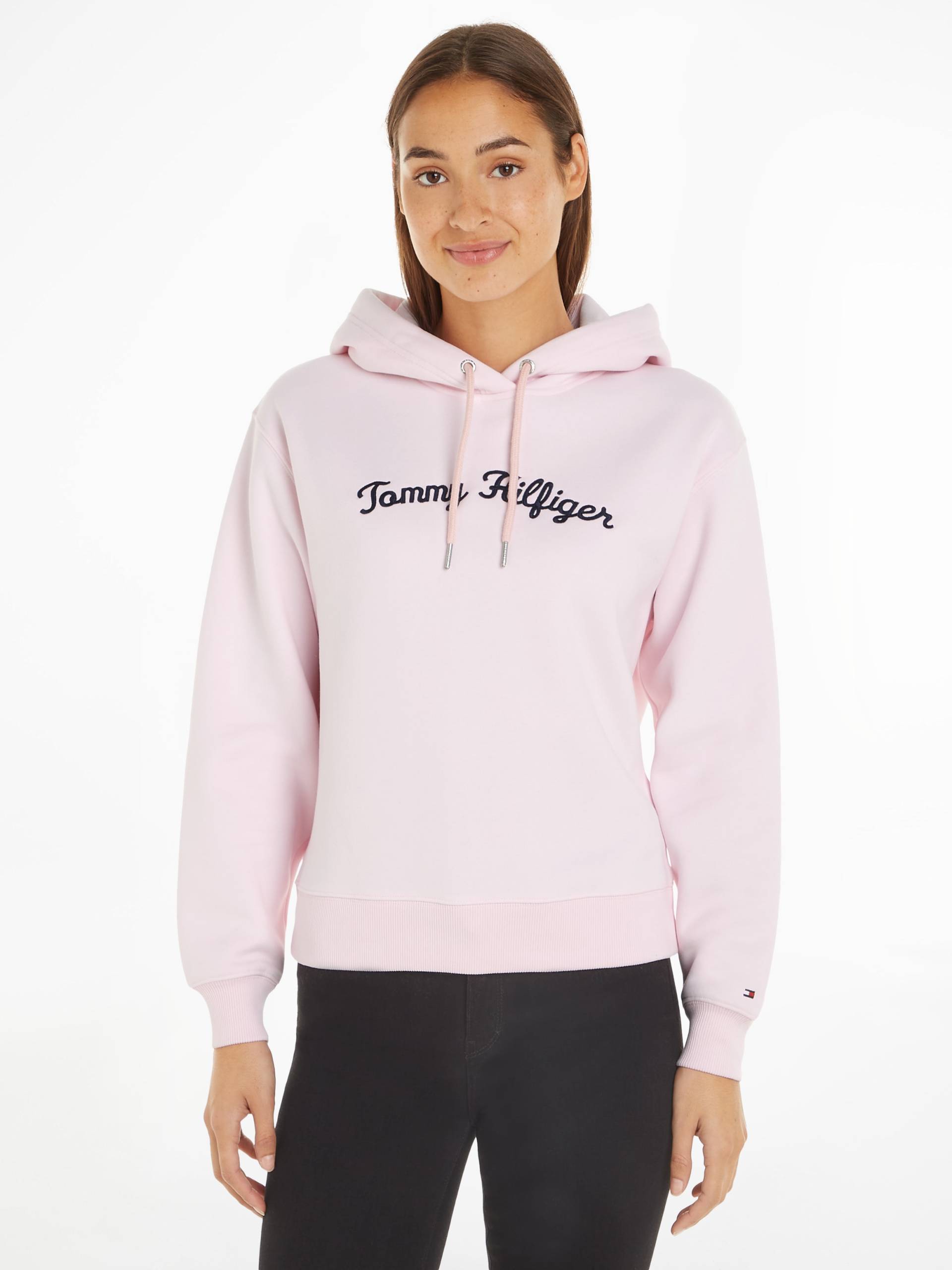 Tommy Hilfiger Kapuzensweatshirt »IM REG SCRIPT HILFIGER HOODIE«, mit Tommy Hilfiger Script Logo-Schriftzug von TOMMY HILFIGER