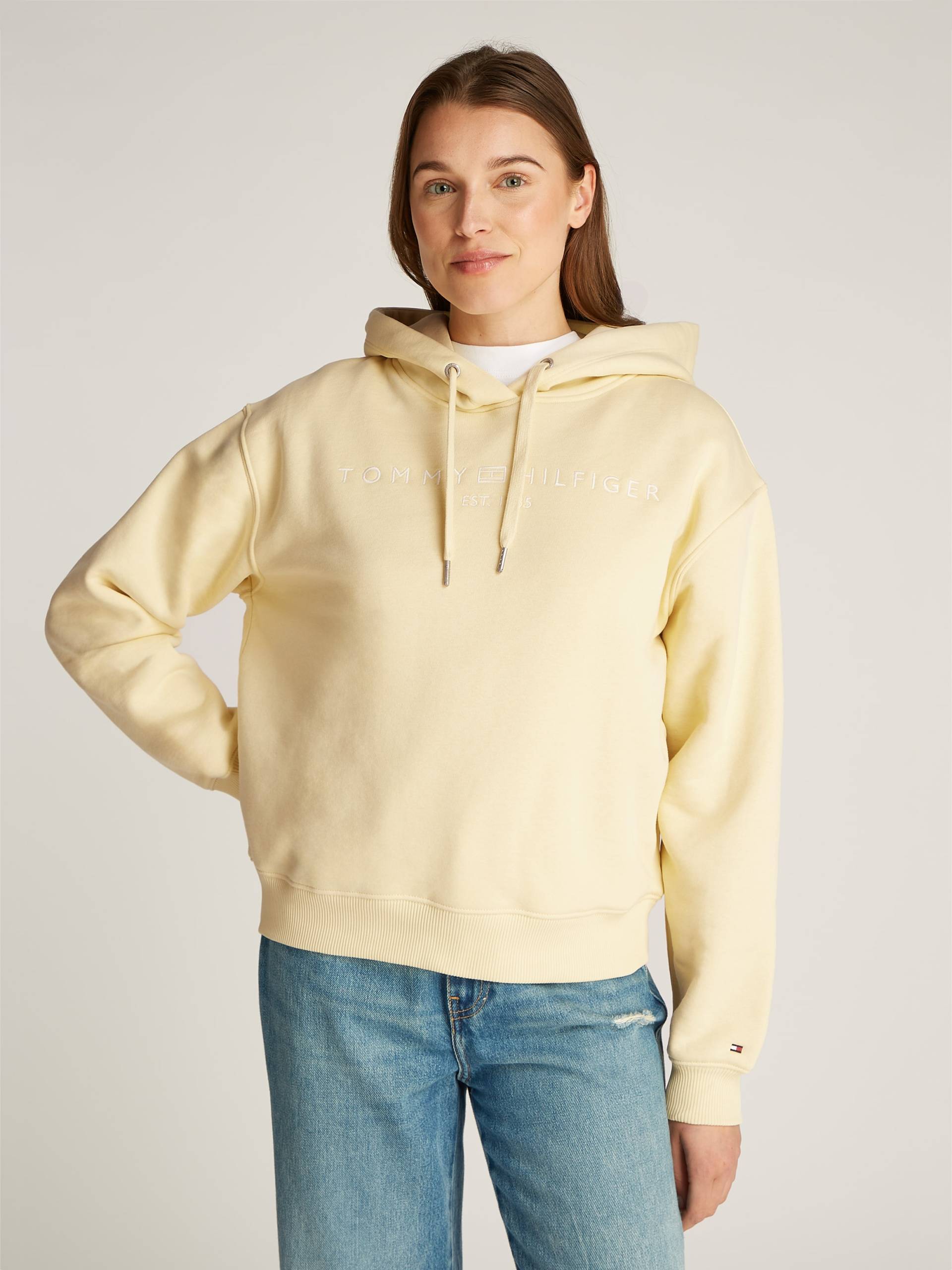 Tommy Hilfiger Kapuzensweatshirt »MDRN REG CORP LOGO HOODIE«, mit gesticktem Logo-Schriftzug von TOMMY HILFIGER