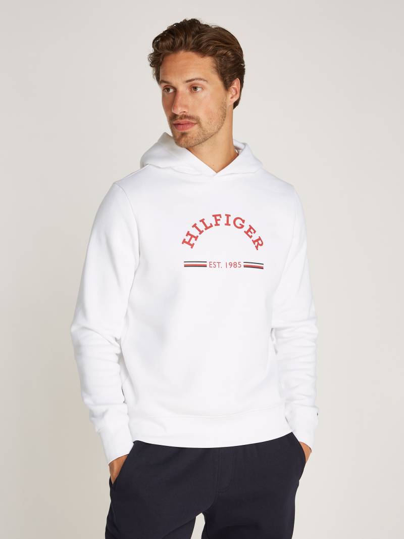 Tommy Hilfiger Kapuzensweatshirt »ROUNDALL HOODY«, kontrastfarbener Markenprint von TOMMY HILFIGER