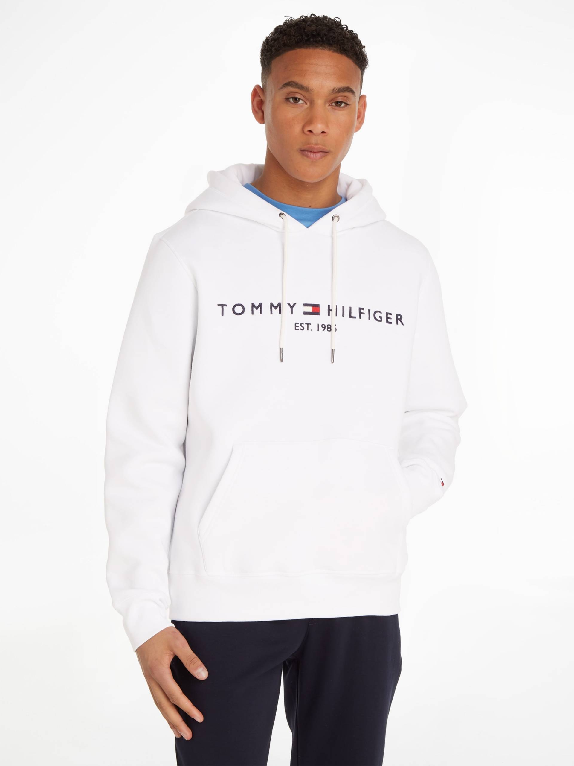 Tommy Hilfiger Kapuzensweatshirt »TOMMY LOGO HOODY«, mit Kapuze und Kängurutasche von TOMMY HILFIGER