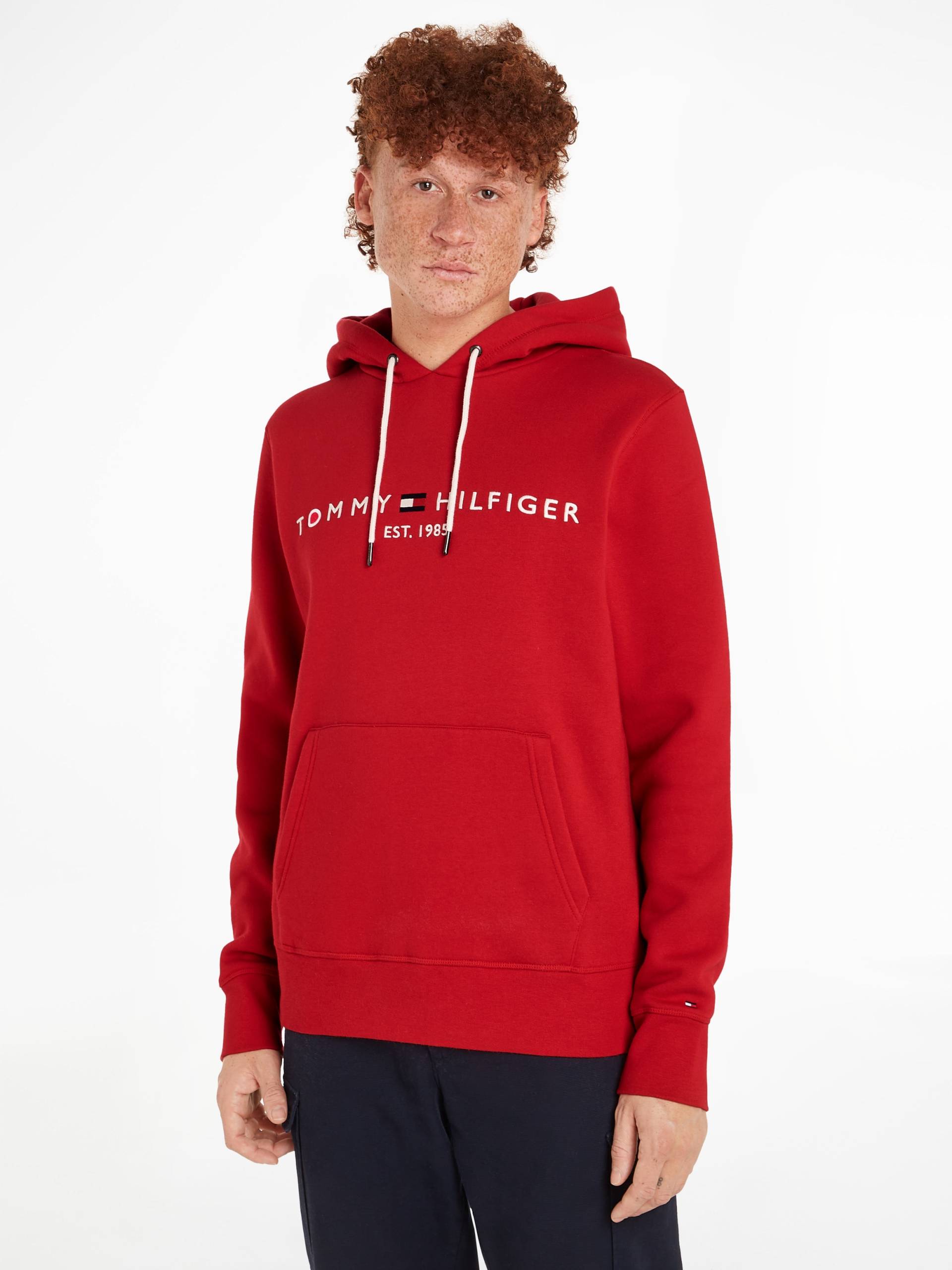 Tommy Hilfiger Kapuzensweatshirt »TOMMY LOGO HOODY«, mit Kapuze und Kängurutasche von TOMMY HILFIGER