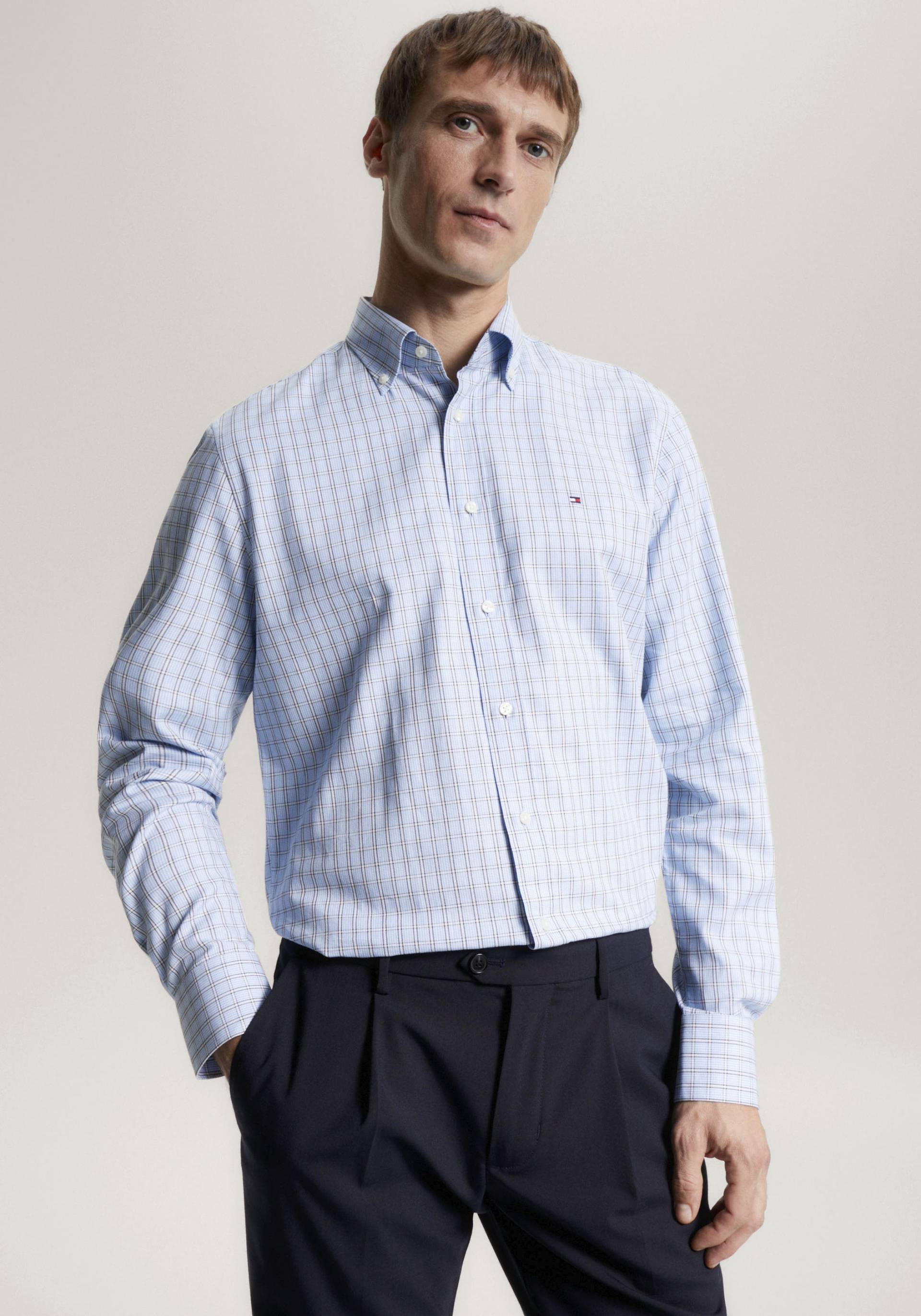 Tommy Hilfiger Karohemd »CL STRETCH BUSINESS CHK RF SHIRT« von TOMMY HILFIGER