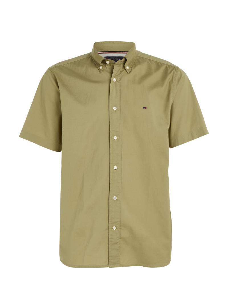 Tommy Hilfiger Kurzarmhemd »FLEX POPLIN RF SHIRT S/S«, mit Hemdblusenkragen von TOMMY HILFIGER