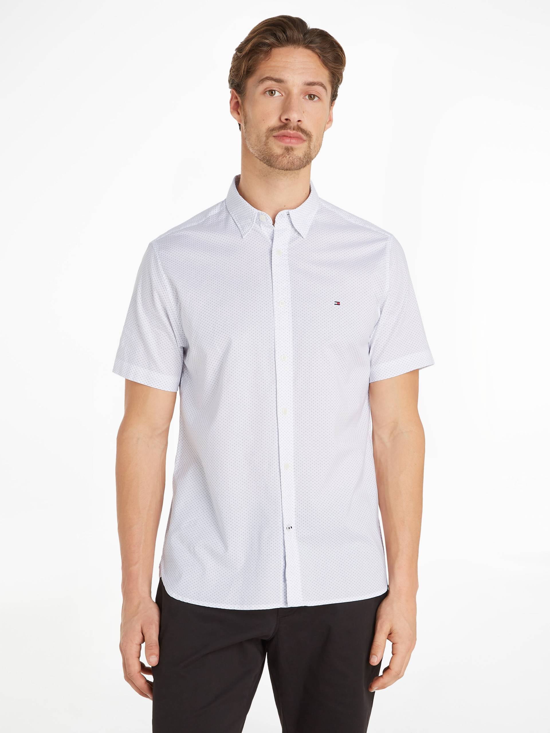 Tommy Hilfiger Kurzarmhemd »NATURAL SOFT MINI PRT SHIRT« Tommy Hilfiger Kurzarmhemd »NATURAL SOFT MINI PRT SHIRT« von TOMMY HILFIGER