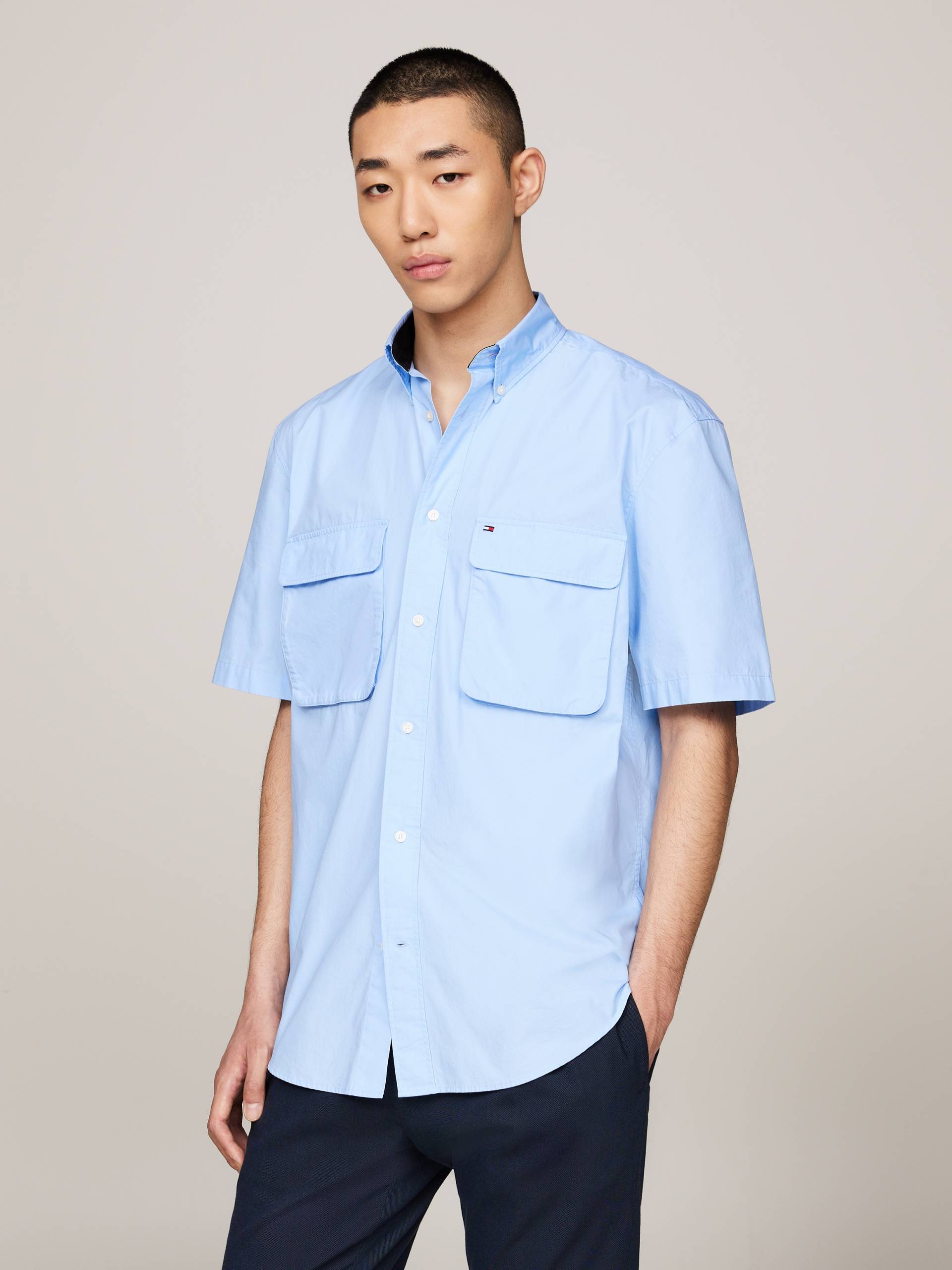 Tommy Hilfiger Kurzarmhemd »WCC POPLIN TWO POCKET SHIRT S/S« Tommy Hilfiger Kurzarmhemd »WCC POPLIN TWO POCKET SHIRT S/S« von TOMMY HILFIGER