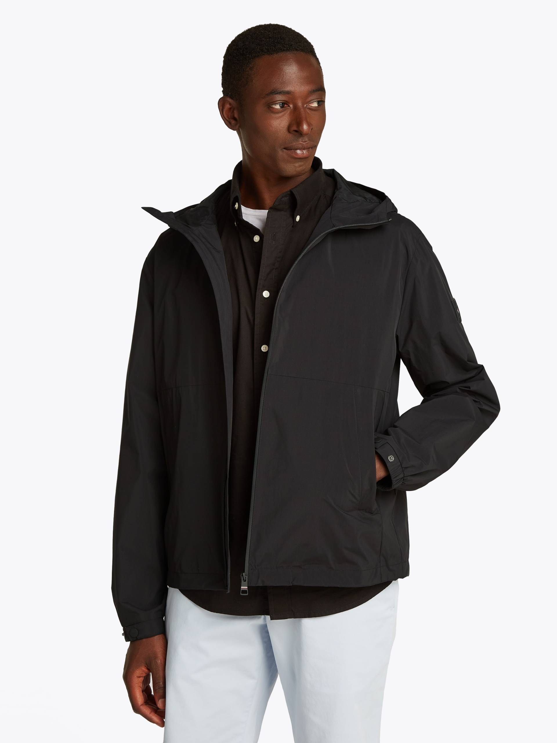 Tommy Hilfiger Kurzjacke »BRANDED HOODED JACKET«, mit Kapuze von TOMMY HILFIGER