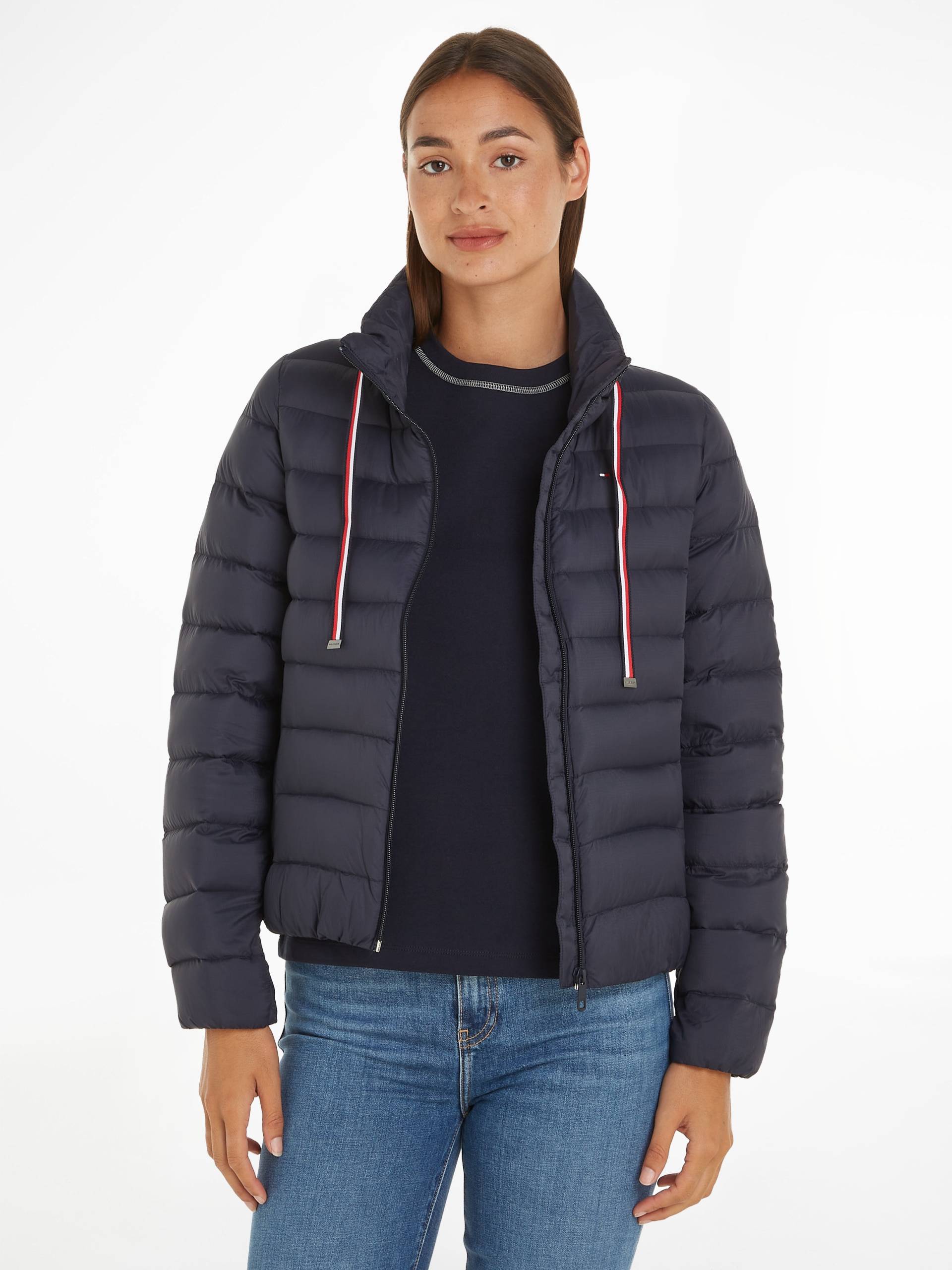 Tommy Hilfiger Kurzjacke »PACKABLE LW DOWN GS JACKET«, mit gestreiftem Kordelzug von TOMMY HILFIGER