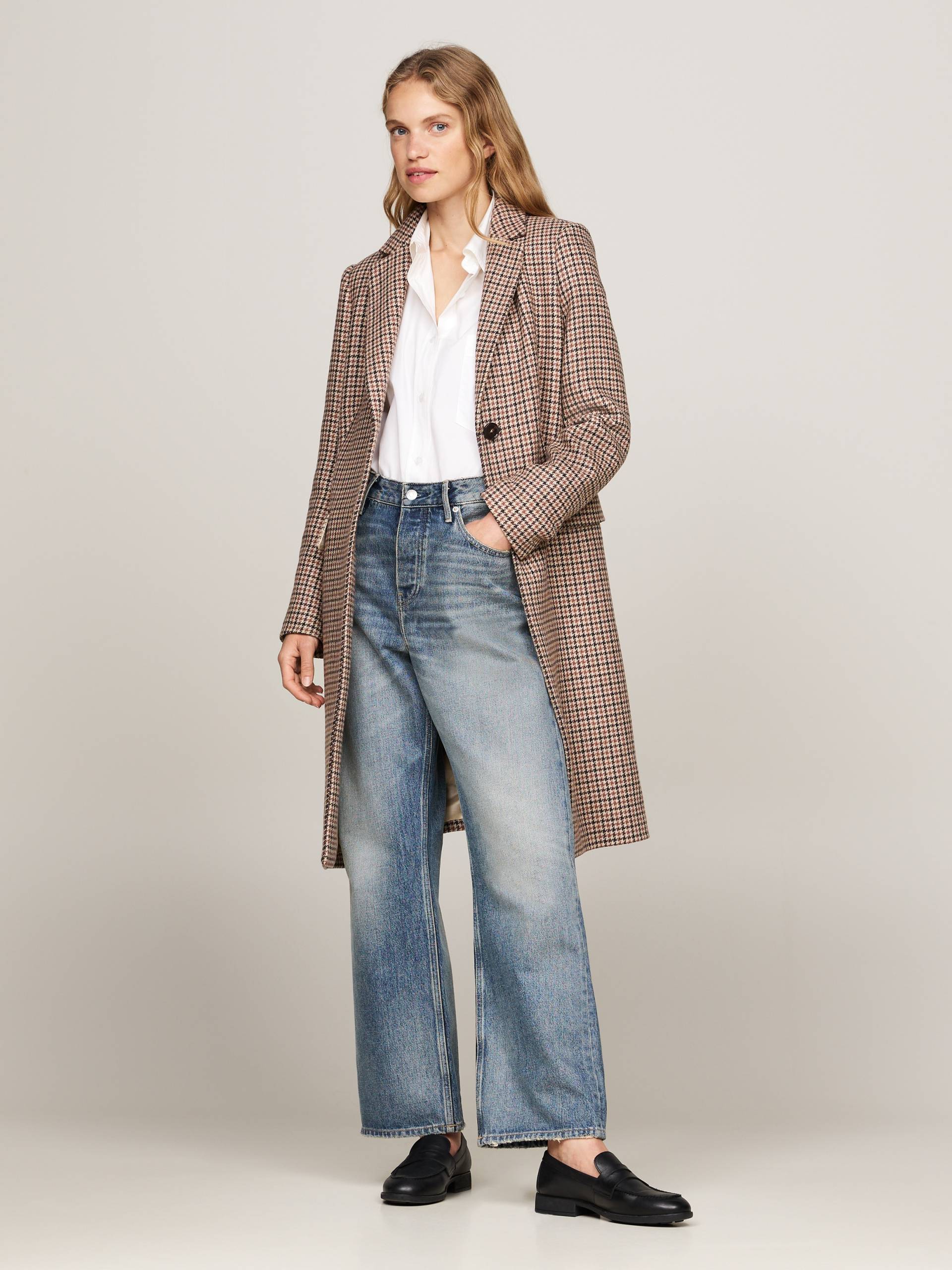 Tommy Hilfiger Kurzmantel »WOOL BLEND CLASSIC CHECK COAT«, im Karodessin Tommy Hilfiger Kurzmantel »WOOL BLEND CLASSIC CHECK COAT«, im Karodessin von TOMMY HILFIGER
