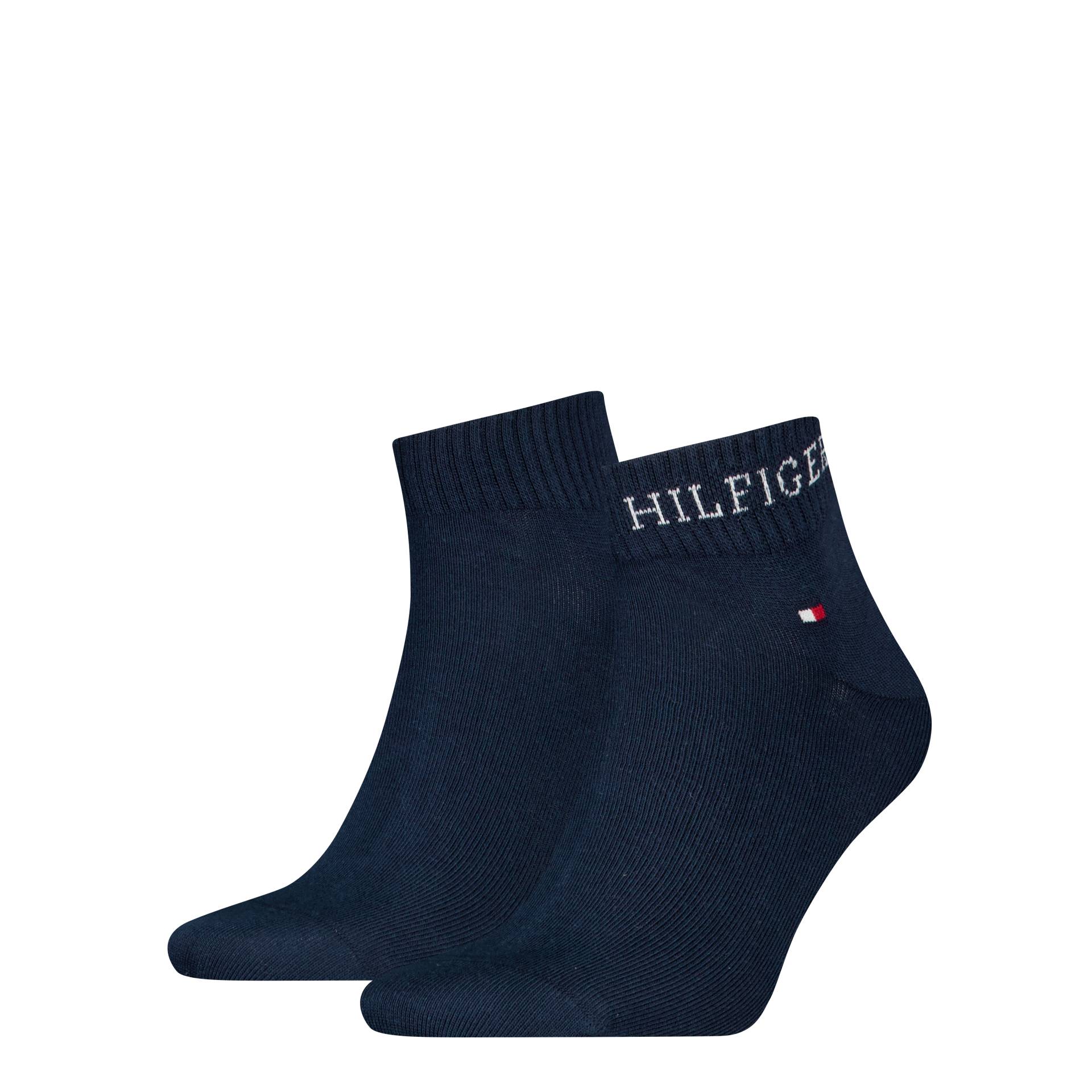 Tommy Hilfiger Kurzsocken »TH MEN QUARTER 2P HILFIGER TAB«, (2 Paar) von TOMMY HILFIGER