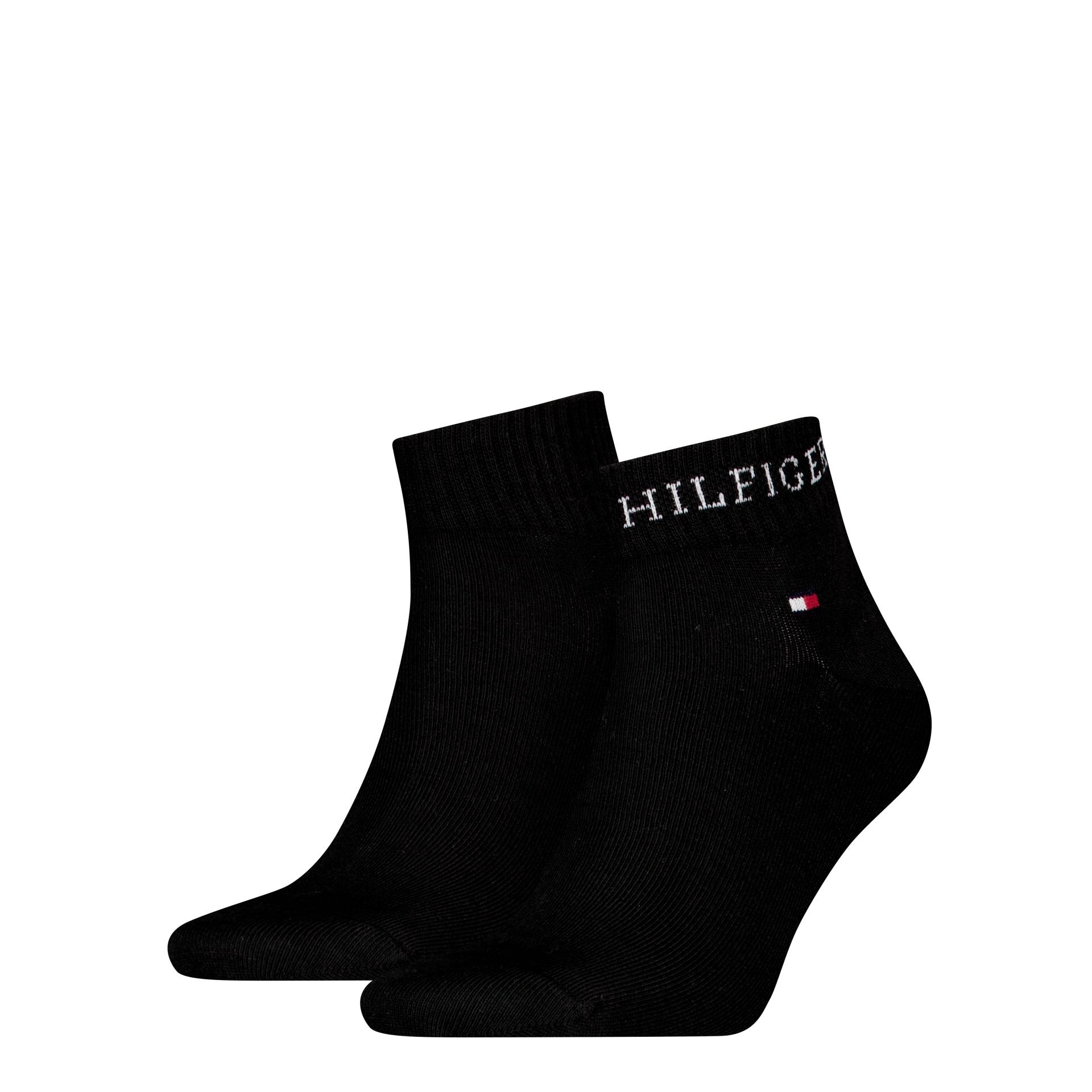 Tommy Hilfiger Kurzsocken »TH MEN QUARTER 2P HILFIGER TAB«, (2 Paar) von TOMMY HILFIGER