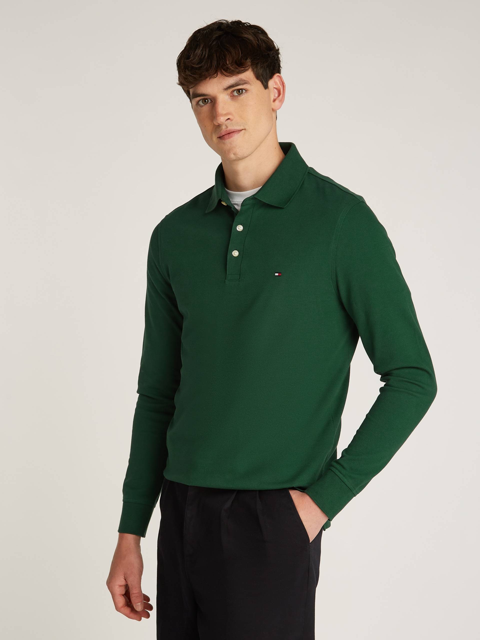 Tommy Hilfiger Langarm-Poloshirt »1985 SLIM LS POLO« von TOMMY HILFIGER