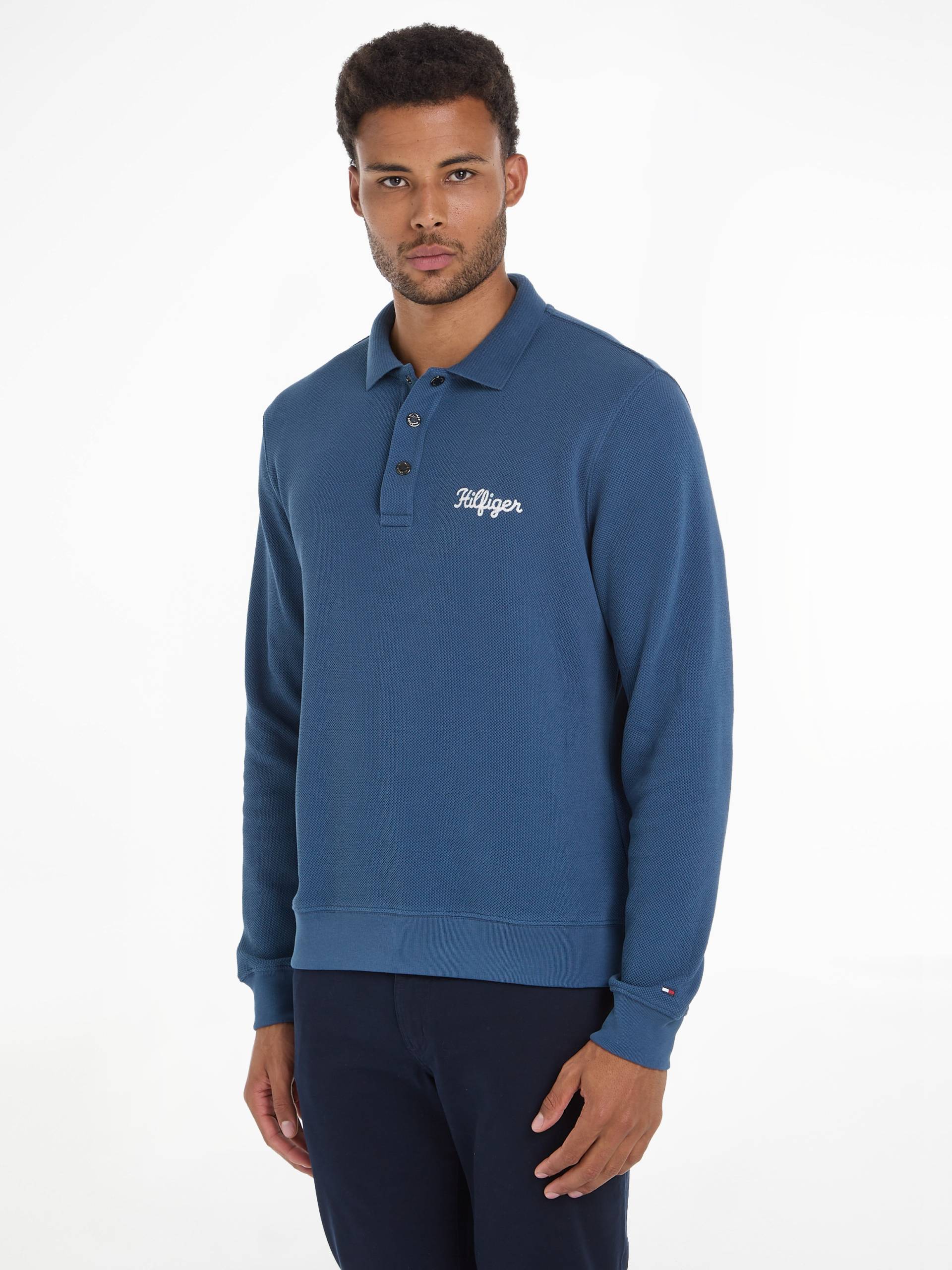 Tommy Hilfiger Langarm-Poloshirt »CHAINSTITCH L/S REG POLO« von TOMMY HILFIGER