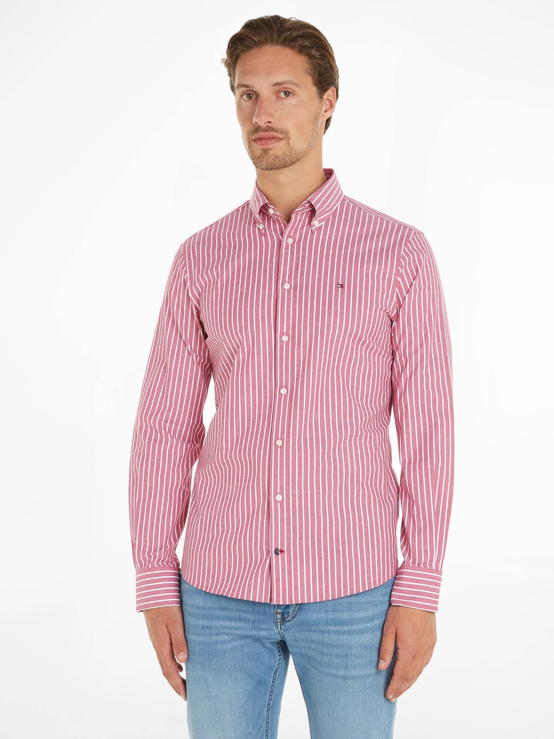 Tommy Hilfiger Langarmhemd »CL STRETCH TWILL STRIPE SF SHIRT« von TOMMY HILFIGER