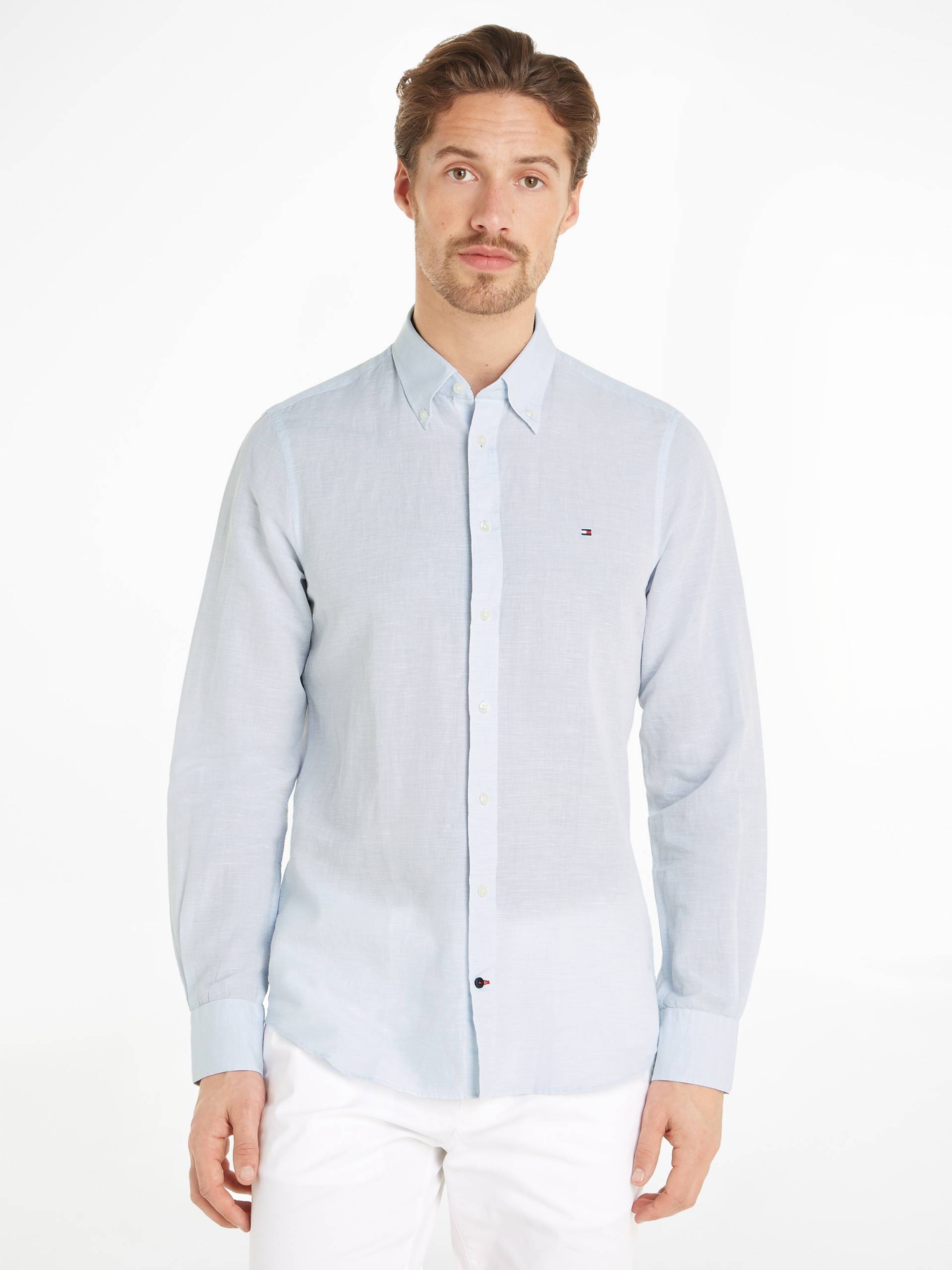 Tommy Hilfiger Langarmhemd »CL W-CO LINEN SOLID SF SHIRT« Tommy Hilfiger Langarmhemd »CL W-CO LINEN SOLID SF SHIRT« von TOMMY HILFIGER