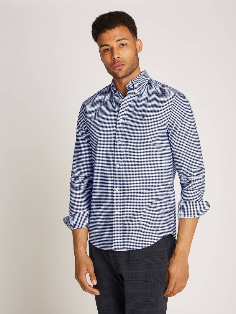 Tommy Hilfiger Langarmhemd »HERITAGE OXFORD GINGHAM RF SHIRT«, mit modischem Klein-Karomuster von TOMMY HILFIGER