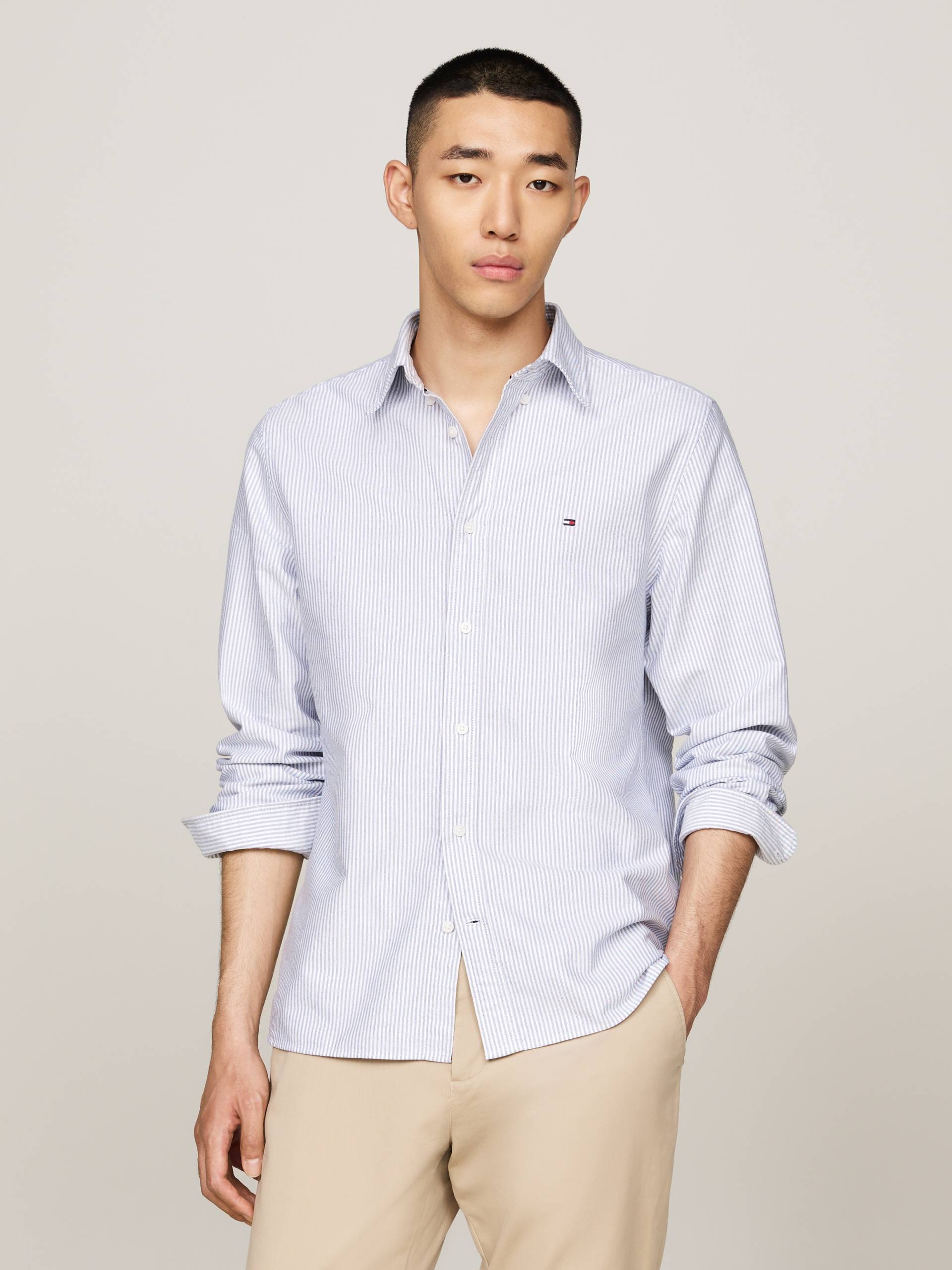 Tommy Hilfiger Langarmhemd »HERITAGE OXFORD STRIPE RF SHIRT« Tommy Hilfiger Langarmhemd »HERITAGE OXFORD STRIPE RF SHIRT« von TOMMY HILFIGER