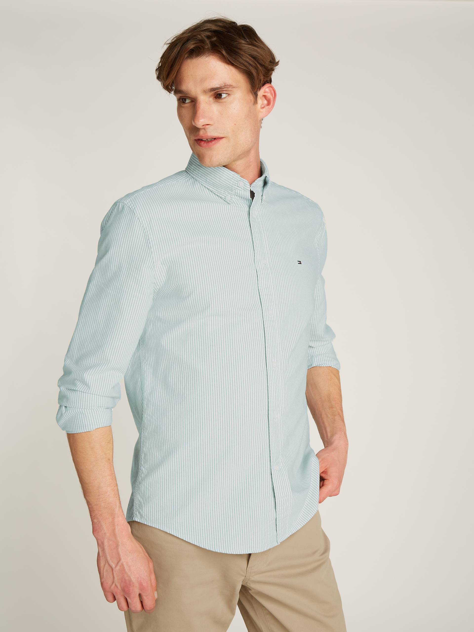 Tommy Hilfiger Langarmhemd »HERITAGE OXFORD STRIPE RF SHIRT« Tommy Hilfiger Langarmhemd »HERITAGE OXFORD STRIPE RF SHIRT« von TOMMY HILFIGER