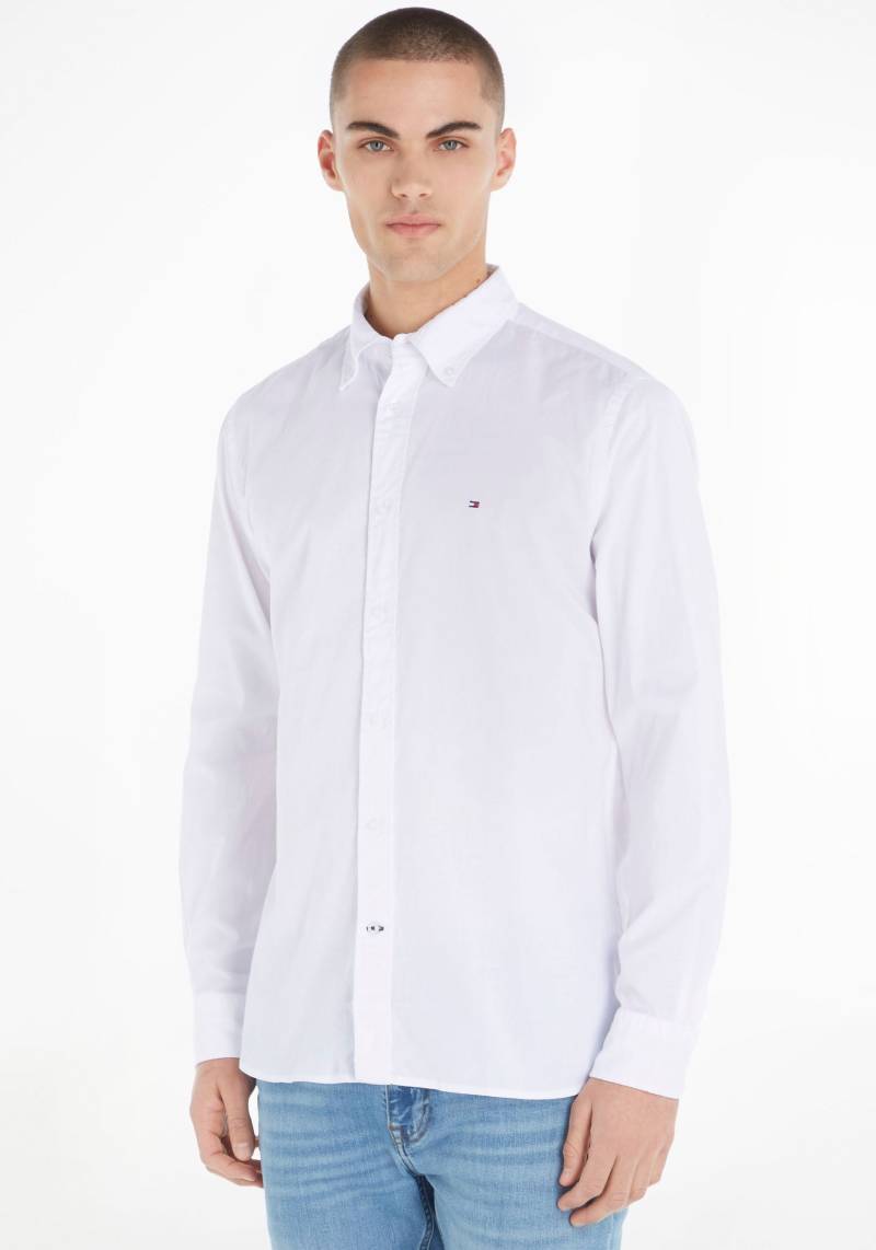 Tommy Hilfiger Langarmhemd »LA-Hemd Flex Poplin« von TOMMY HILFIGER